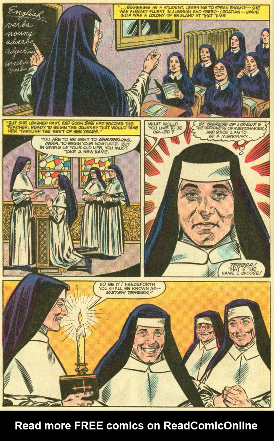 Read online Mother Teresa of Calcutta comic -  Issue # Full - 20