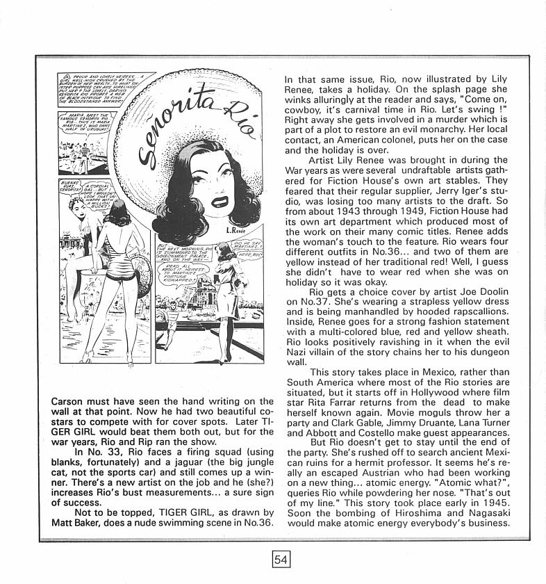 Read online Femforce Femme Fatal: Rio Rita comic -  Issue # Full - 56