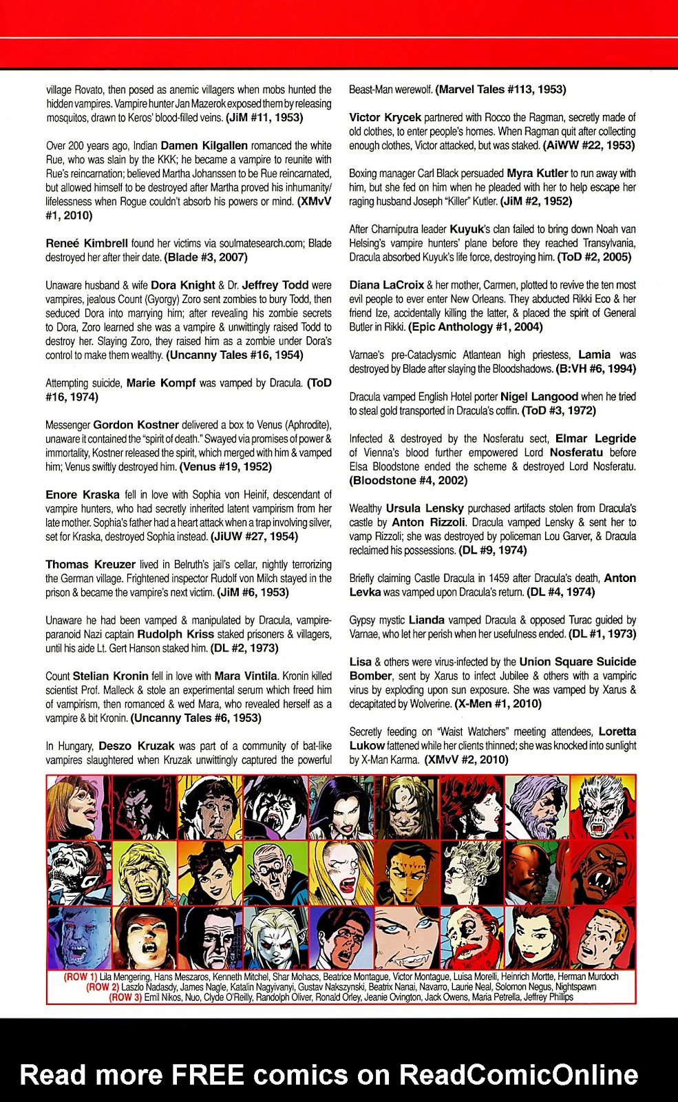 Vampires: The Marvel Undead issue Full - Page 51