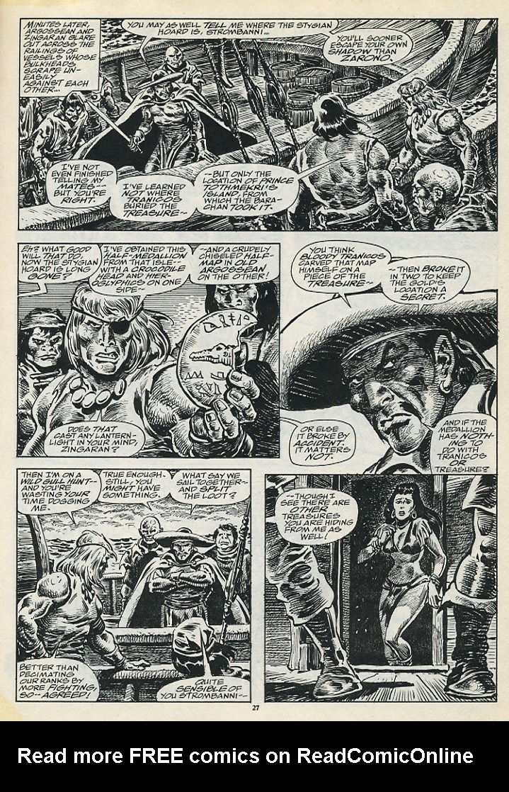 Read online The Savage Sword Of Conan comic -  Issue #196 - 29