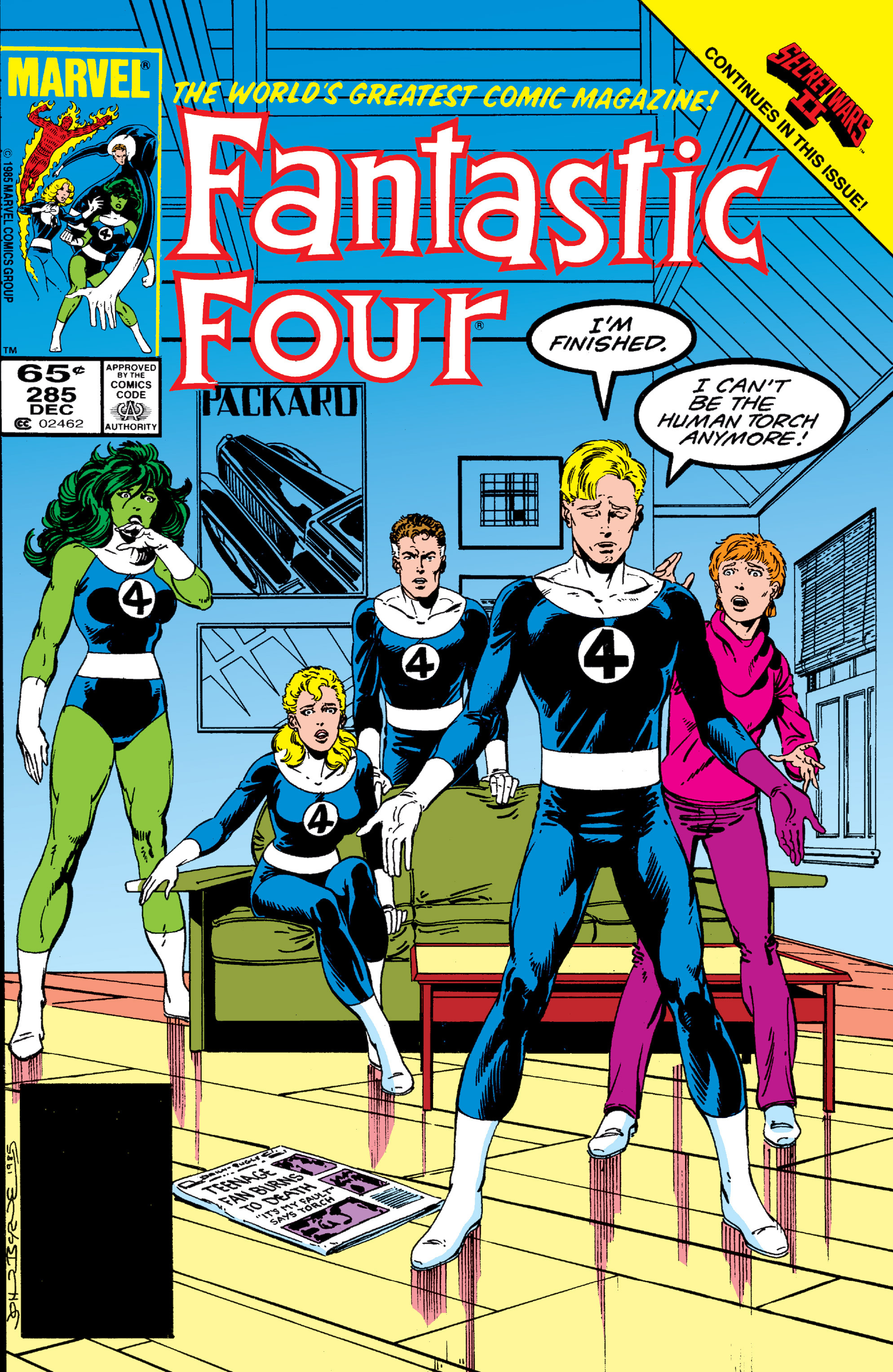 Read online Fantastic Four (1961) comic -  Issue #285 - 1
