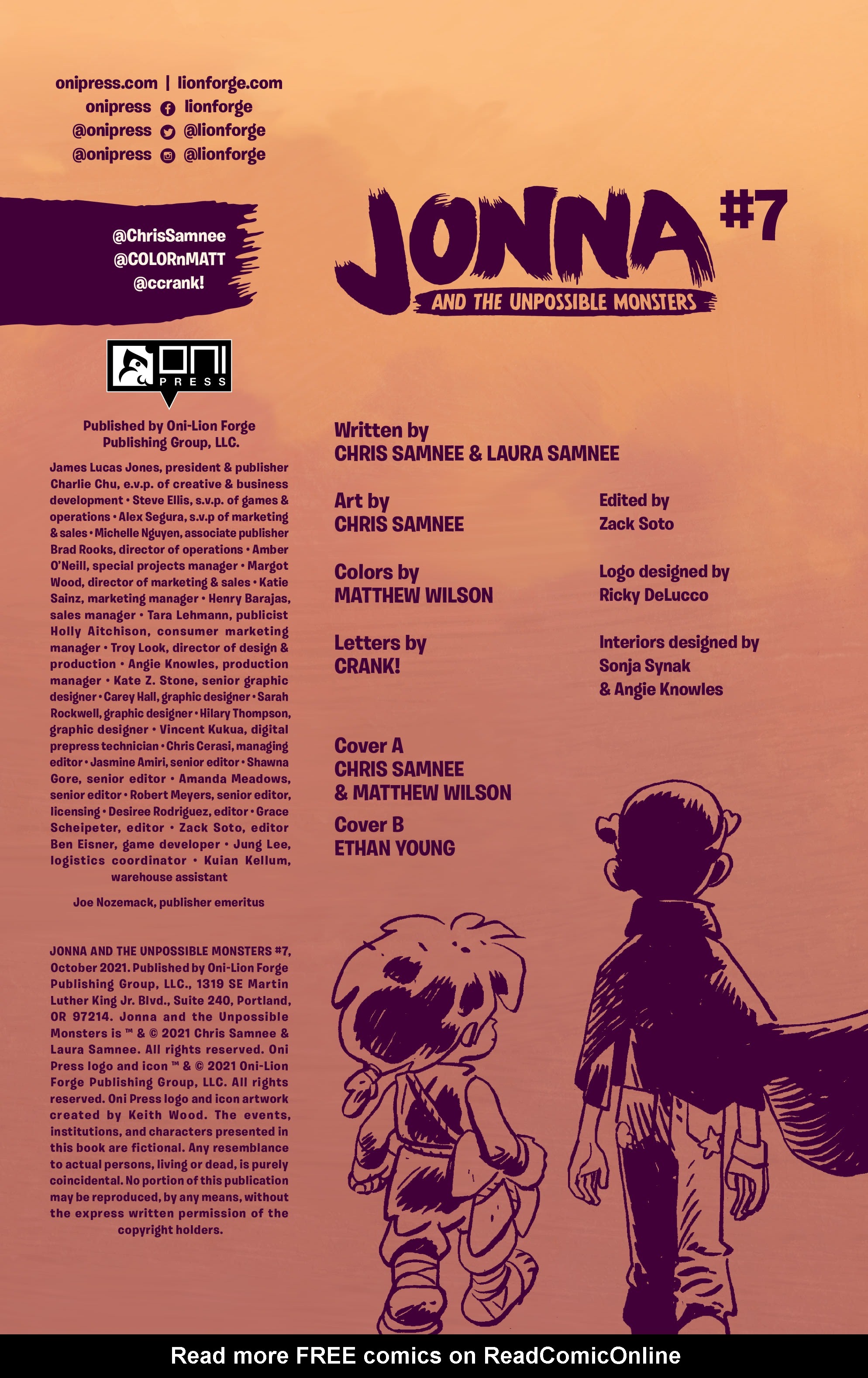 Read online Jonna and the Unpossible Monsters comic -  Issue #7 - 2