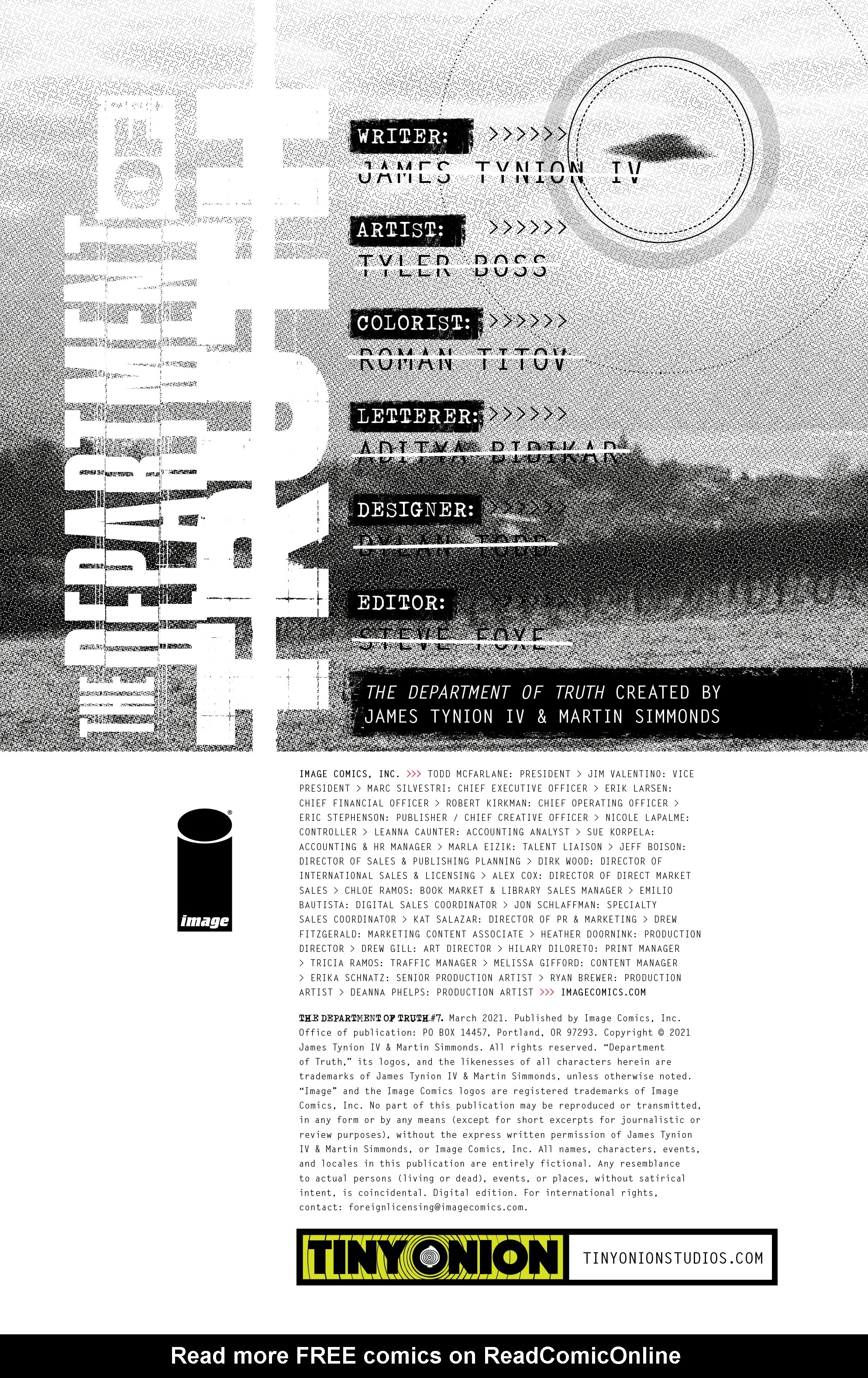Read online The Department of Truth comic -  Issue #7 - 2