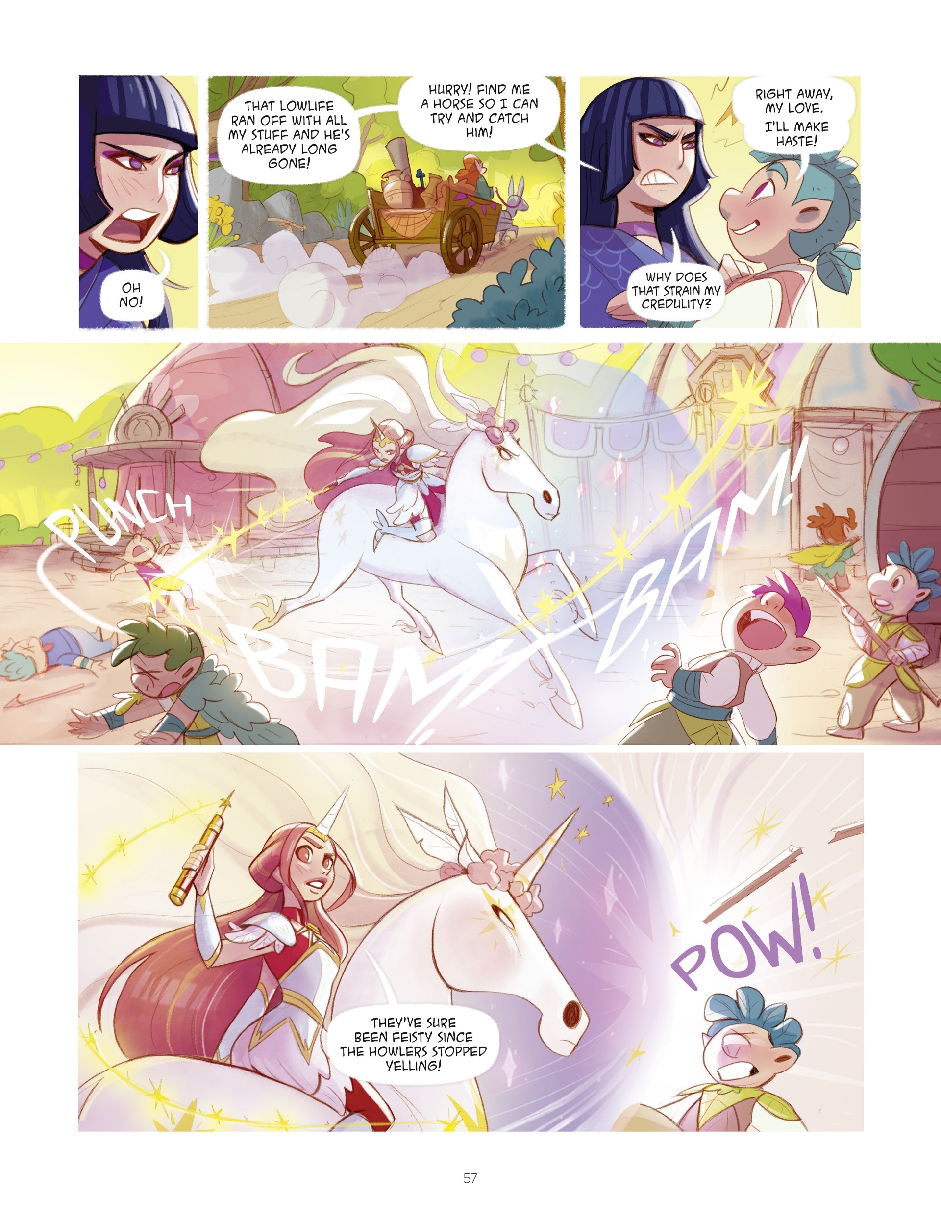 Read online The Unicorn Legacy: Call of the Goddess comic -  Issue # TPB - 56