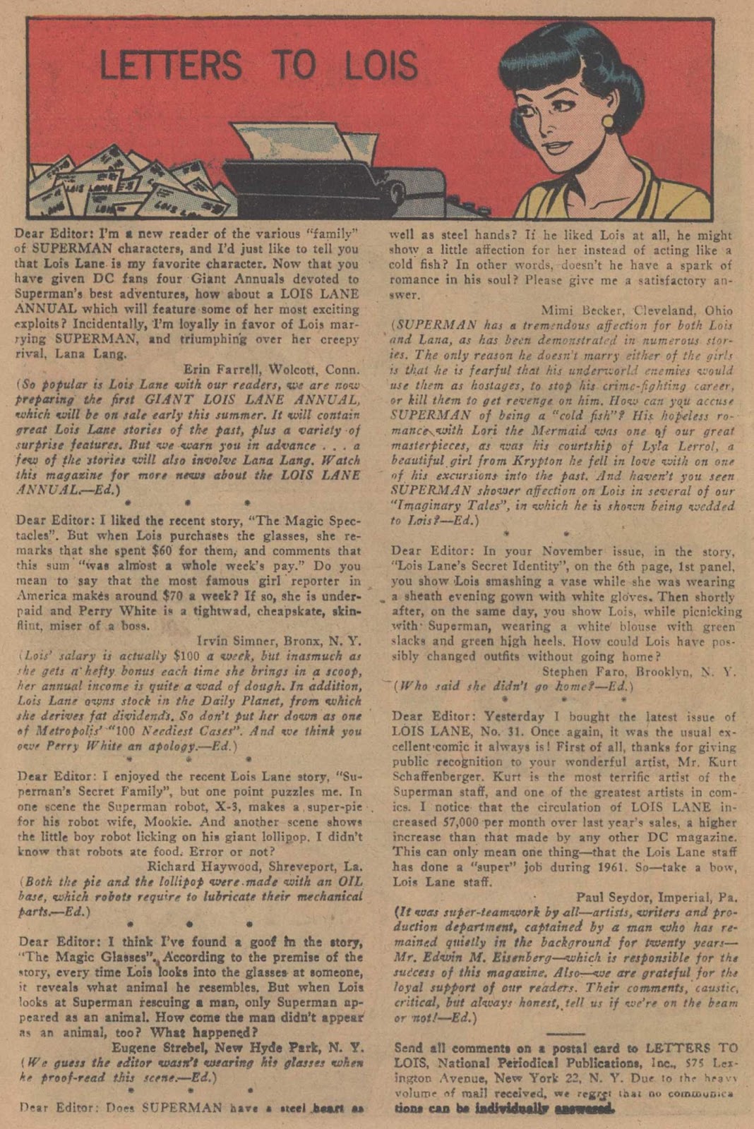 Superman's Girl Friend, Lois Lane issue 33 - Page 12