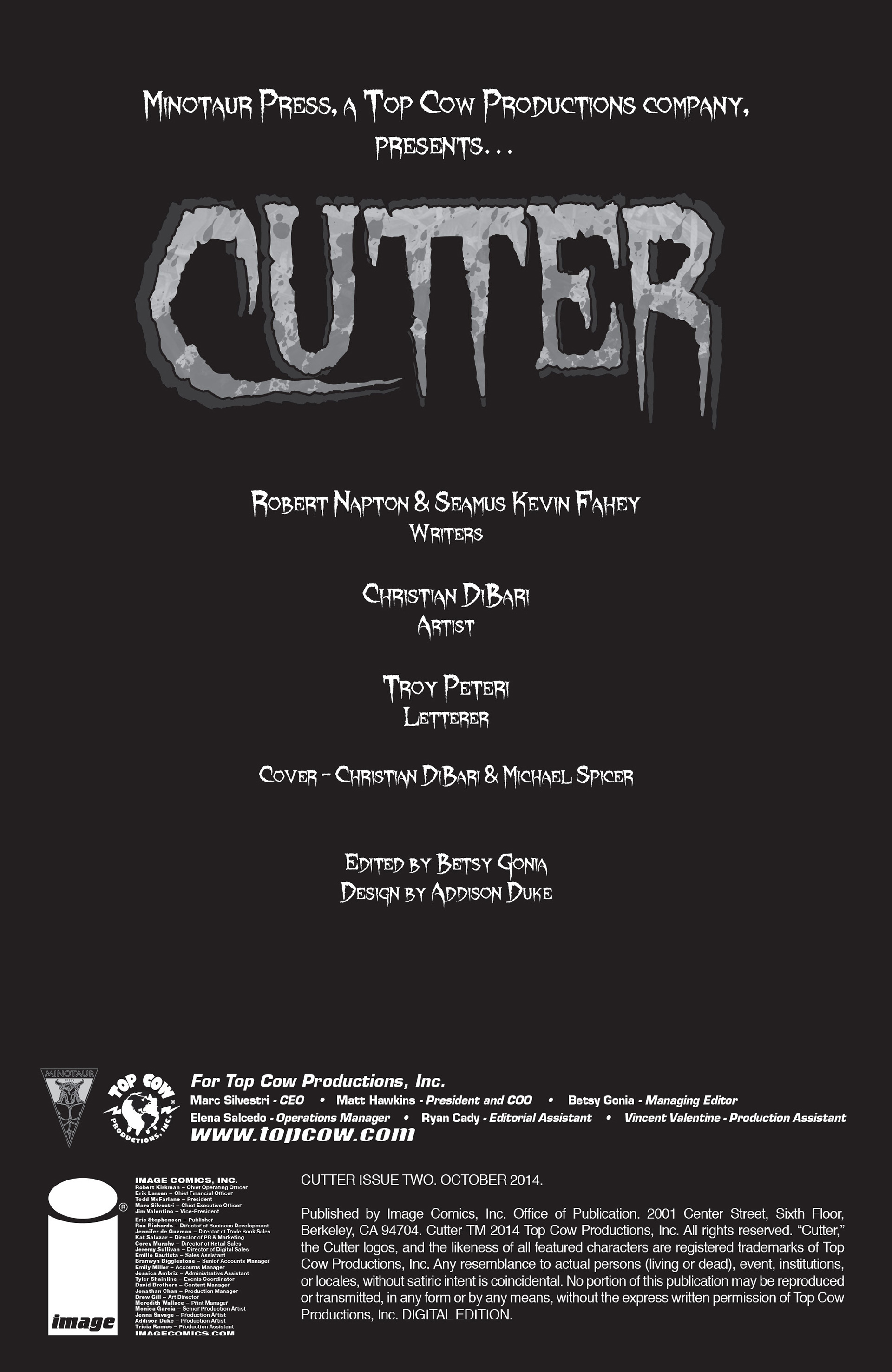 Read online Cutter comic -  Issue #2 - 2