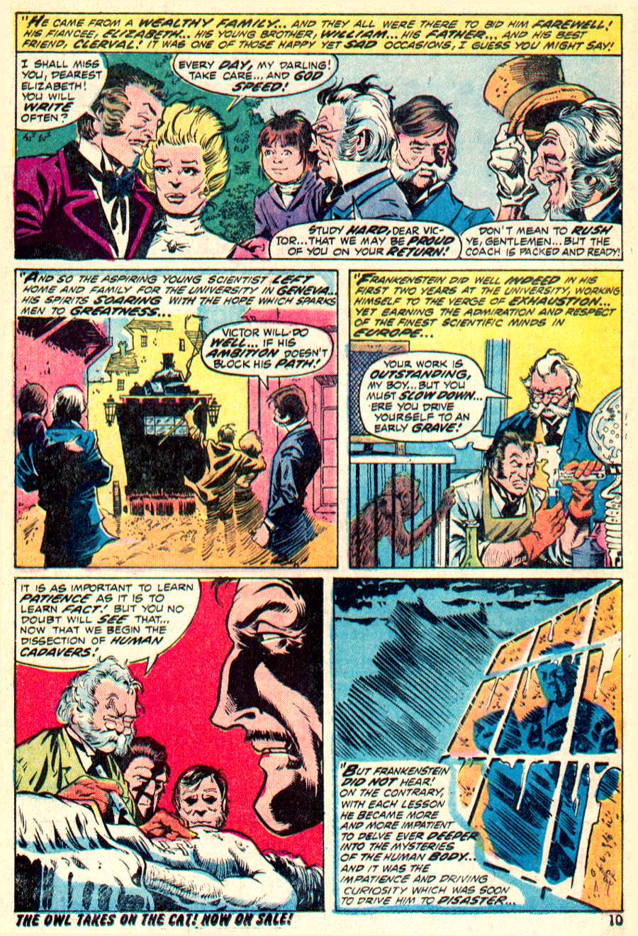 Read online Frankenstein (1973) comic -  Issue #1 - 8