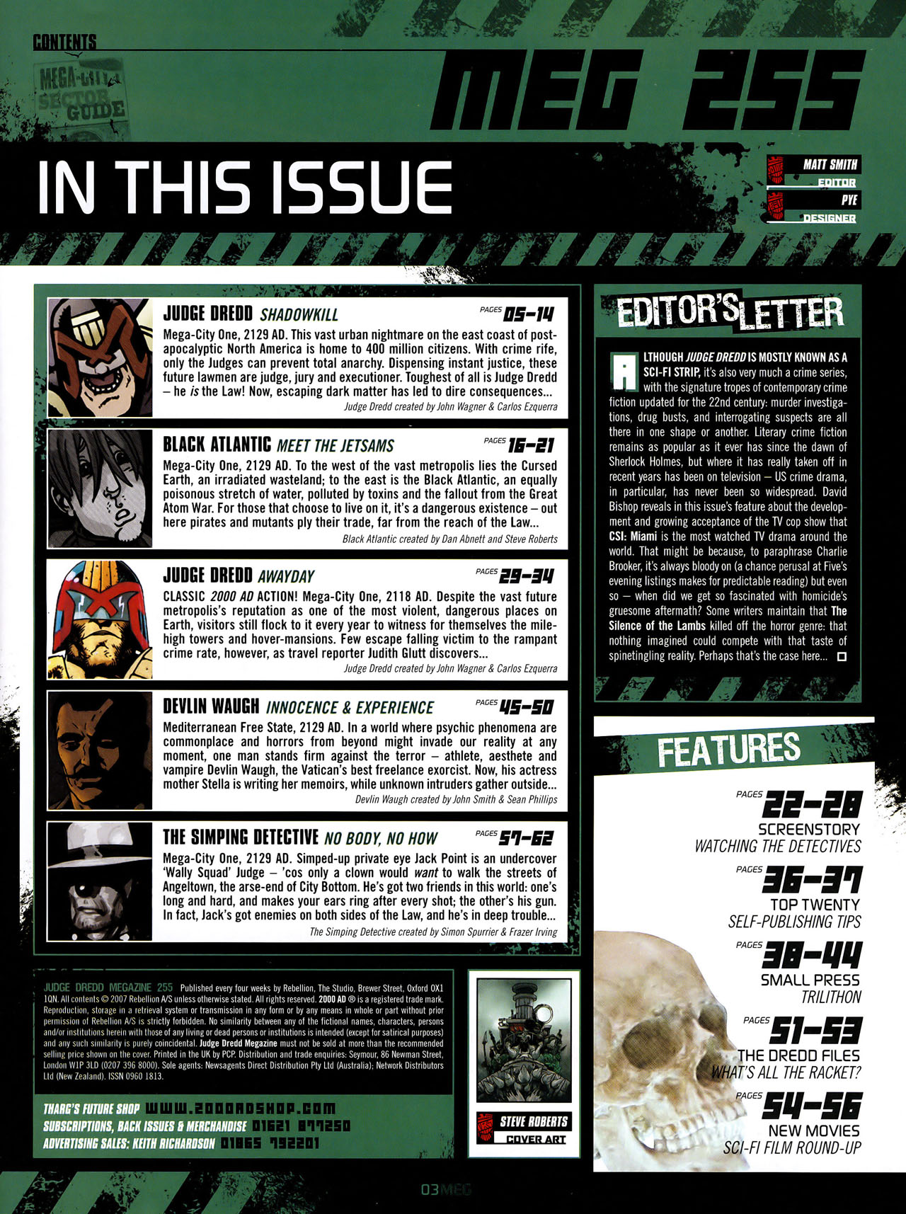 Read online Judge Dredd Megazine (Vol. 5) comic -  Issue #255 - 2
