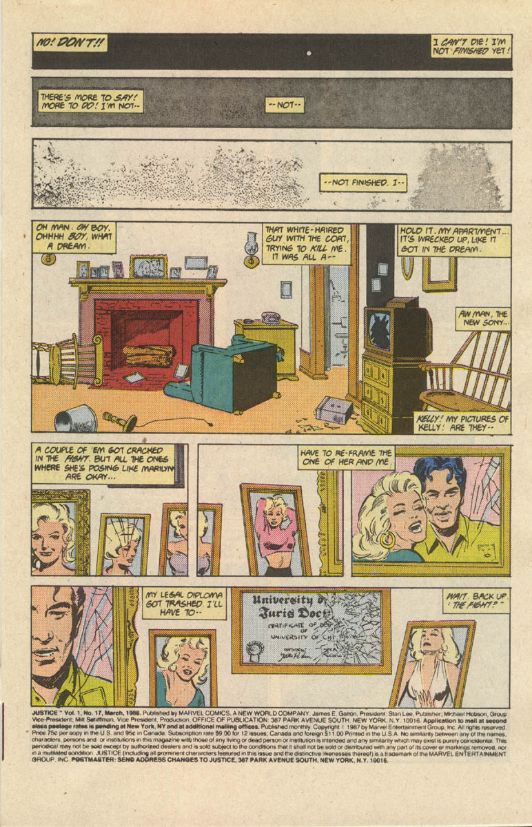 Read online Justice (1986) comic -  Issue #17 - 2