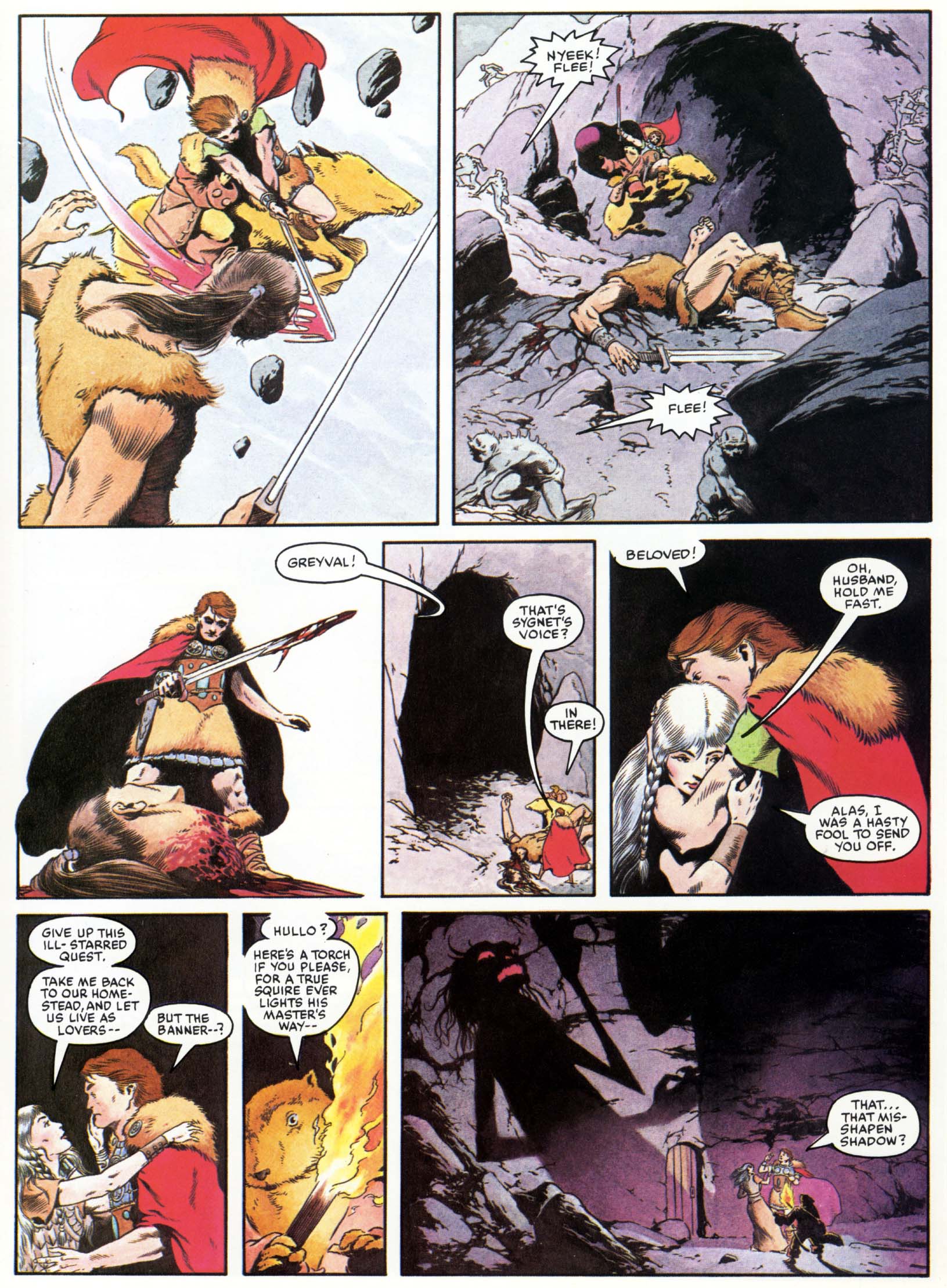 Read online Marvel Graphic Novel comic -  Issue #15 - The Raven Banner - 53