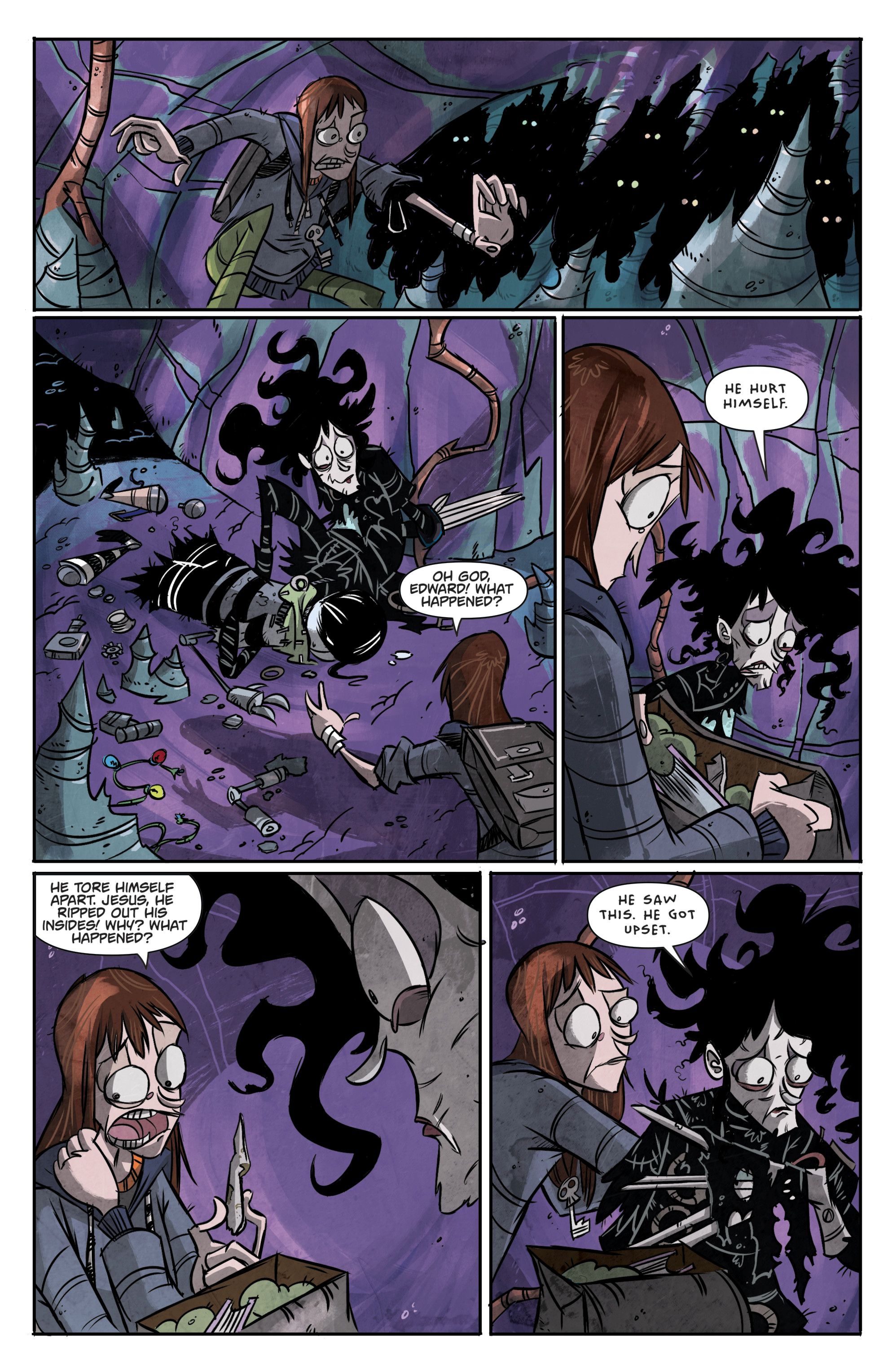 Read online Edward Scissorhands comic -  Issue #5 - 18