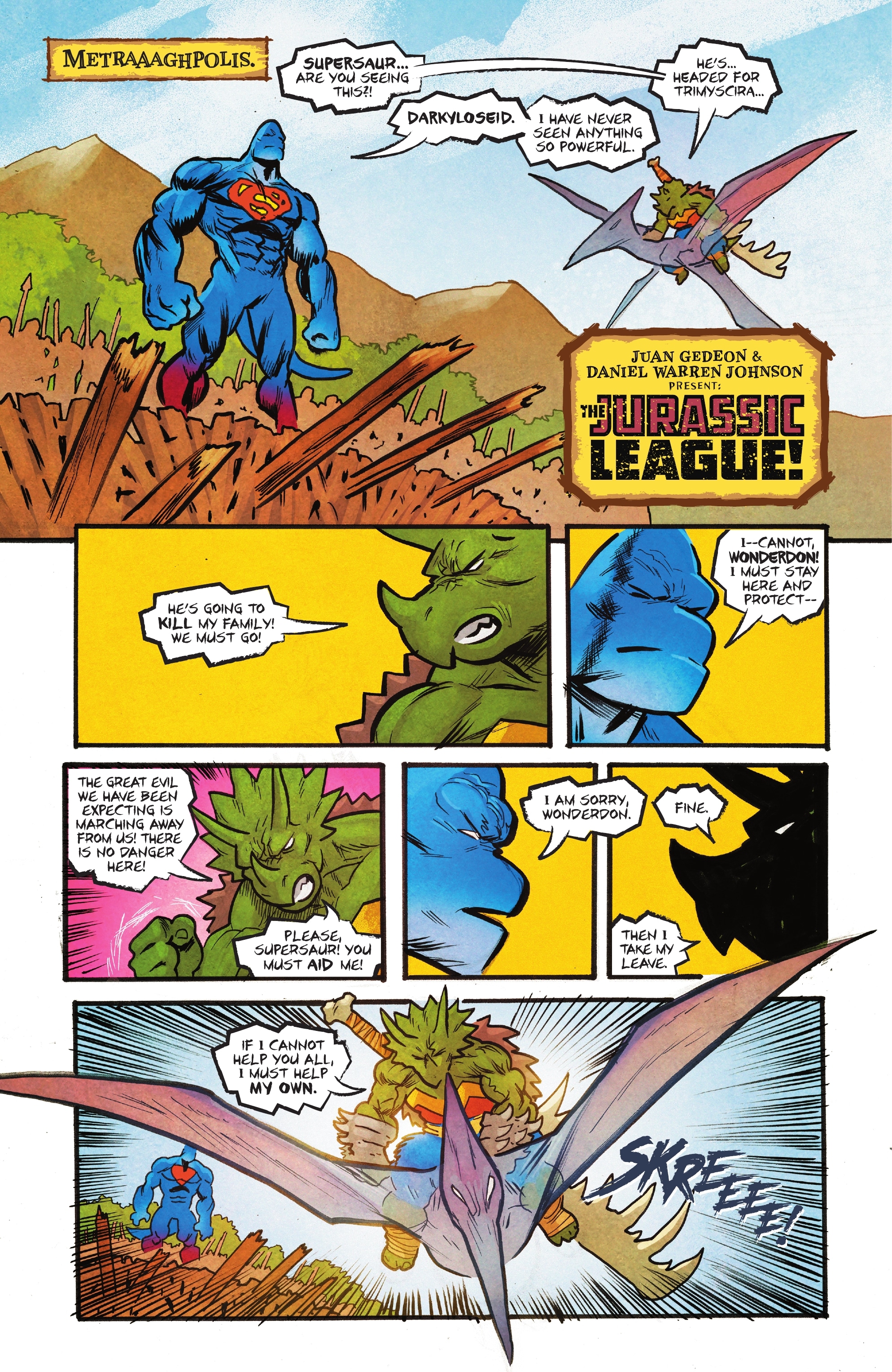 Read online The Jurassic League comic -  Issue #5 - 3