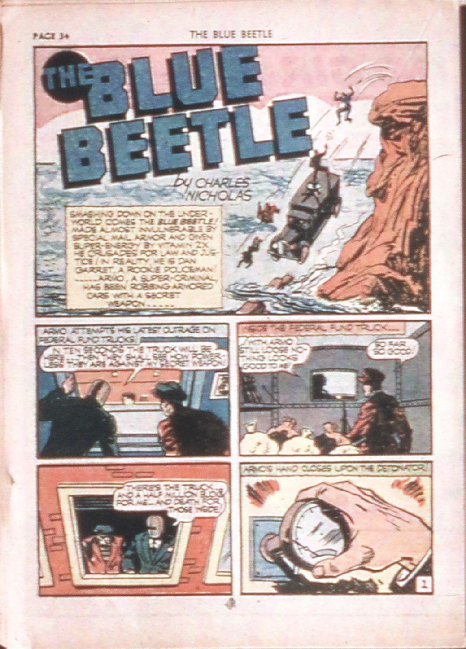 Read online The Blue Beetle comic -  Issue #7 - 35