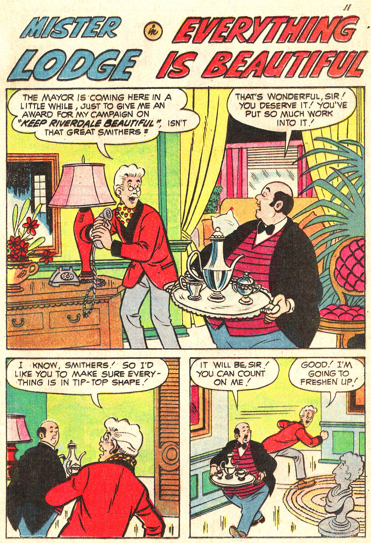 Read online Archie's TV Laugh-Out comic -  Issue #8 - 13