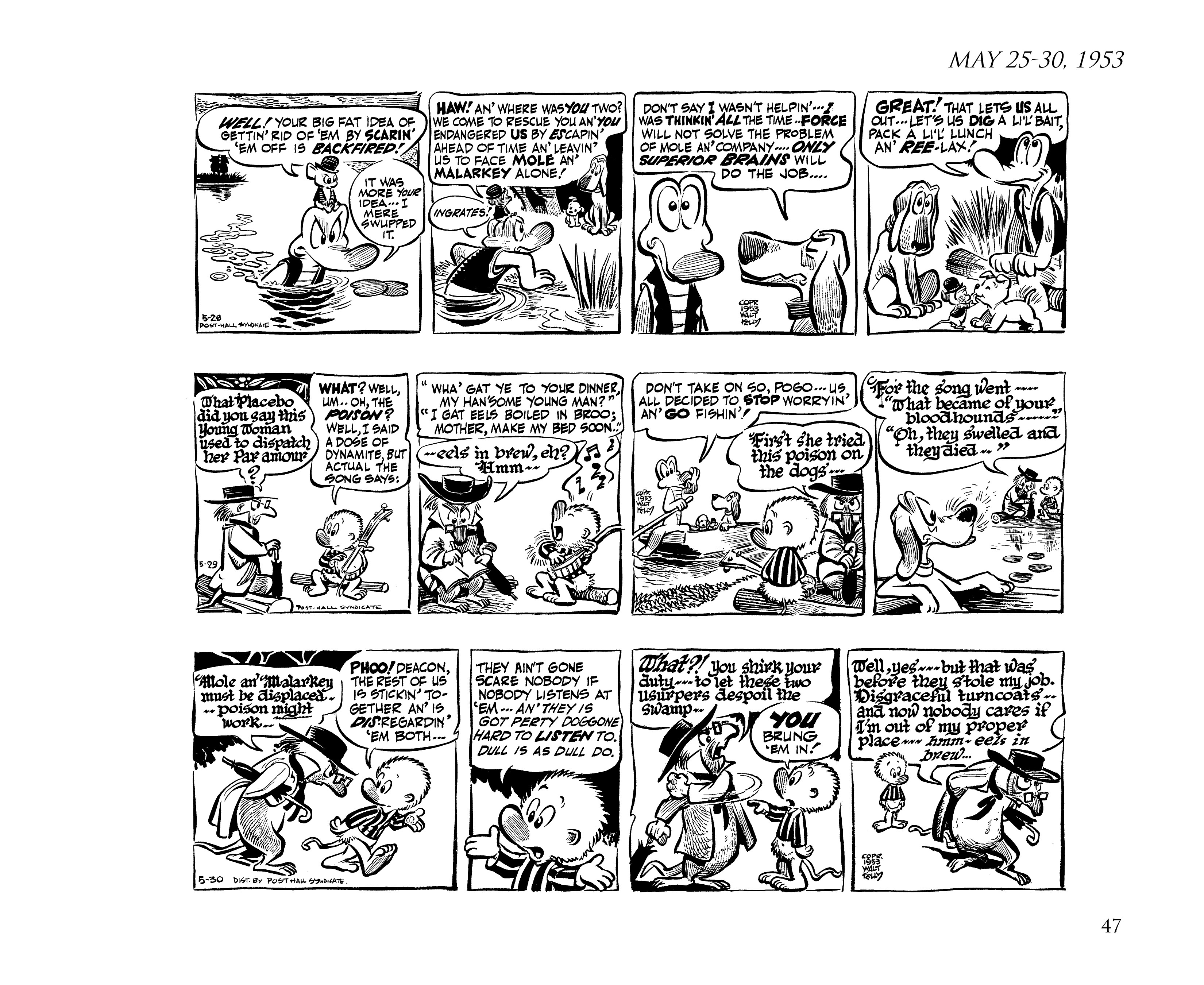 Read online Pogo by Walt Kelly: The Complete Syndicated Comic Strips comic -  Issue # TPB 3 (Part 1) - 59