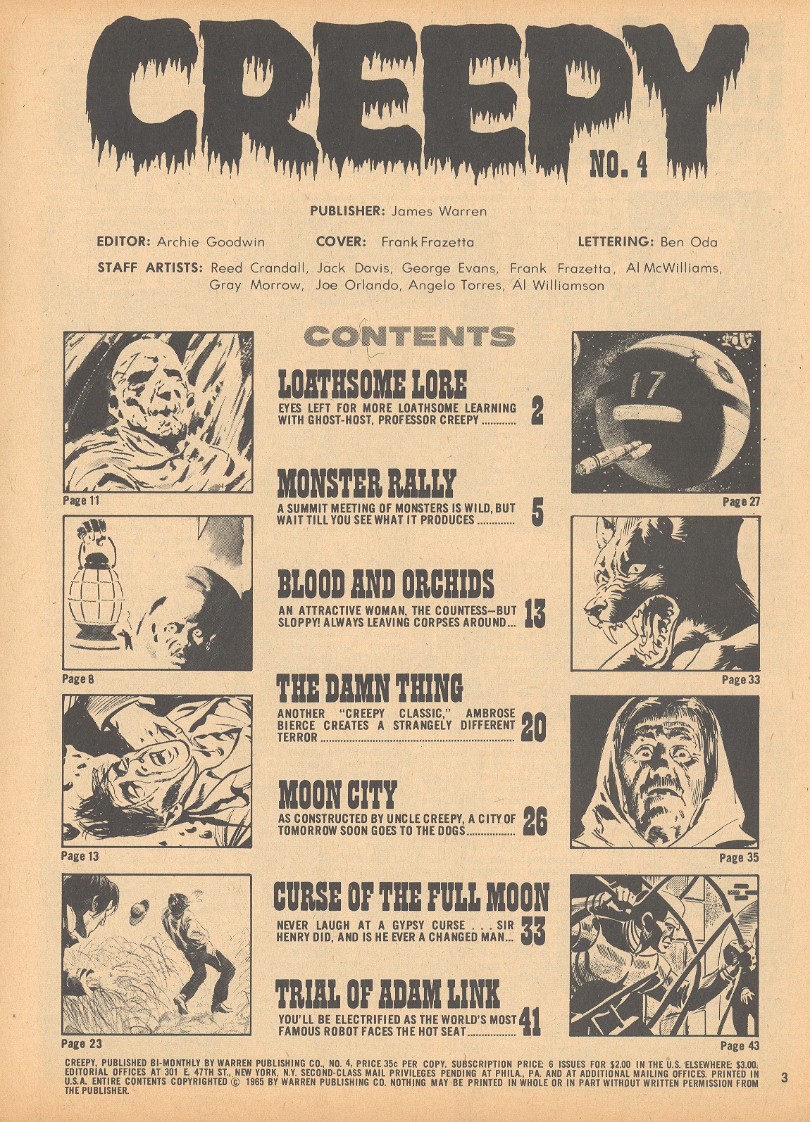 Creepy (1964) Issue #4 #4 - English 3