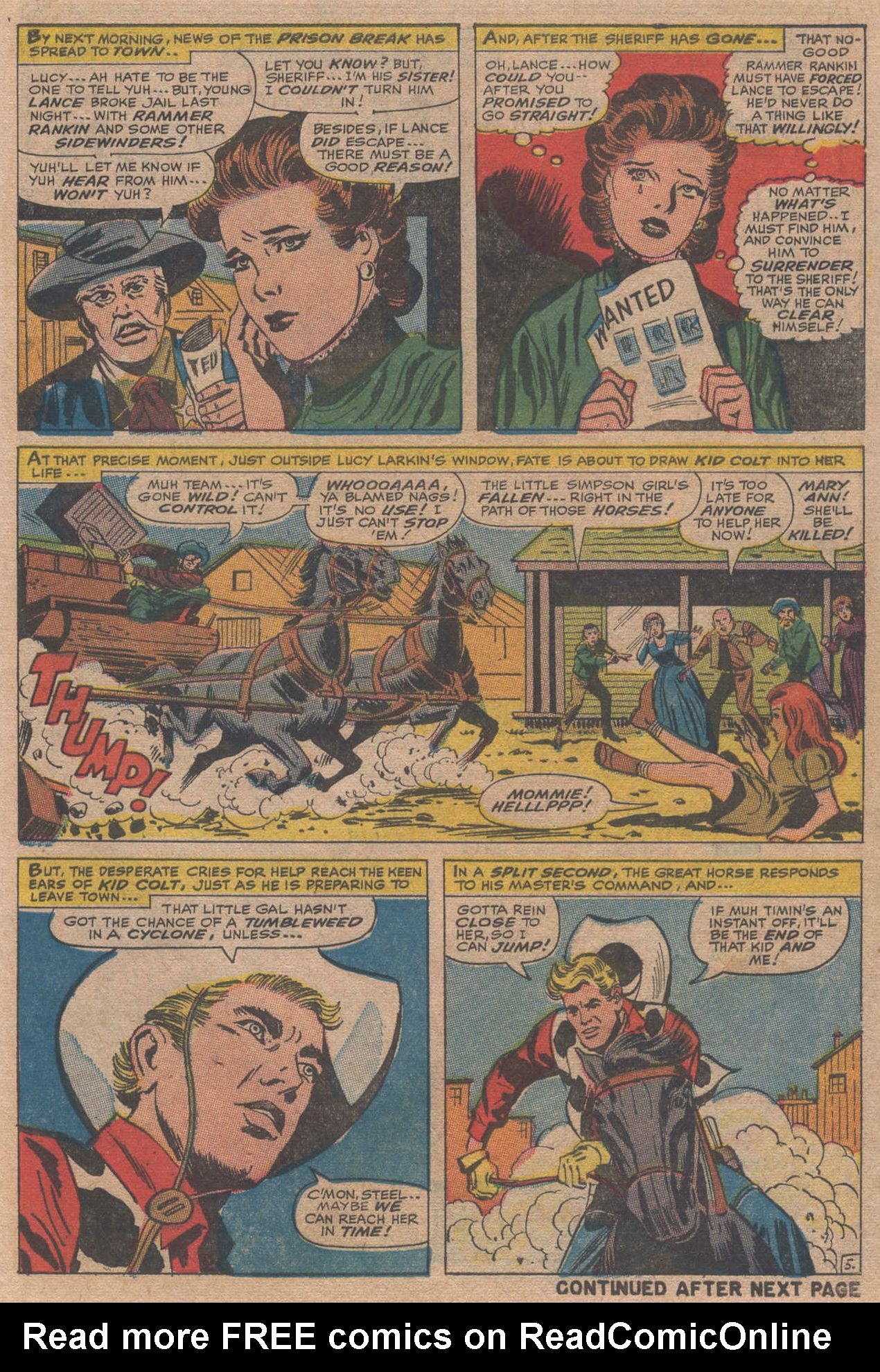 Read online Kid Colt Outlaw comic -  Issue #133 - 7