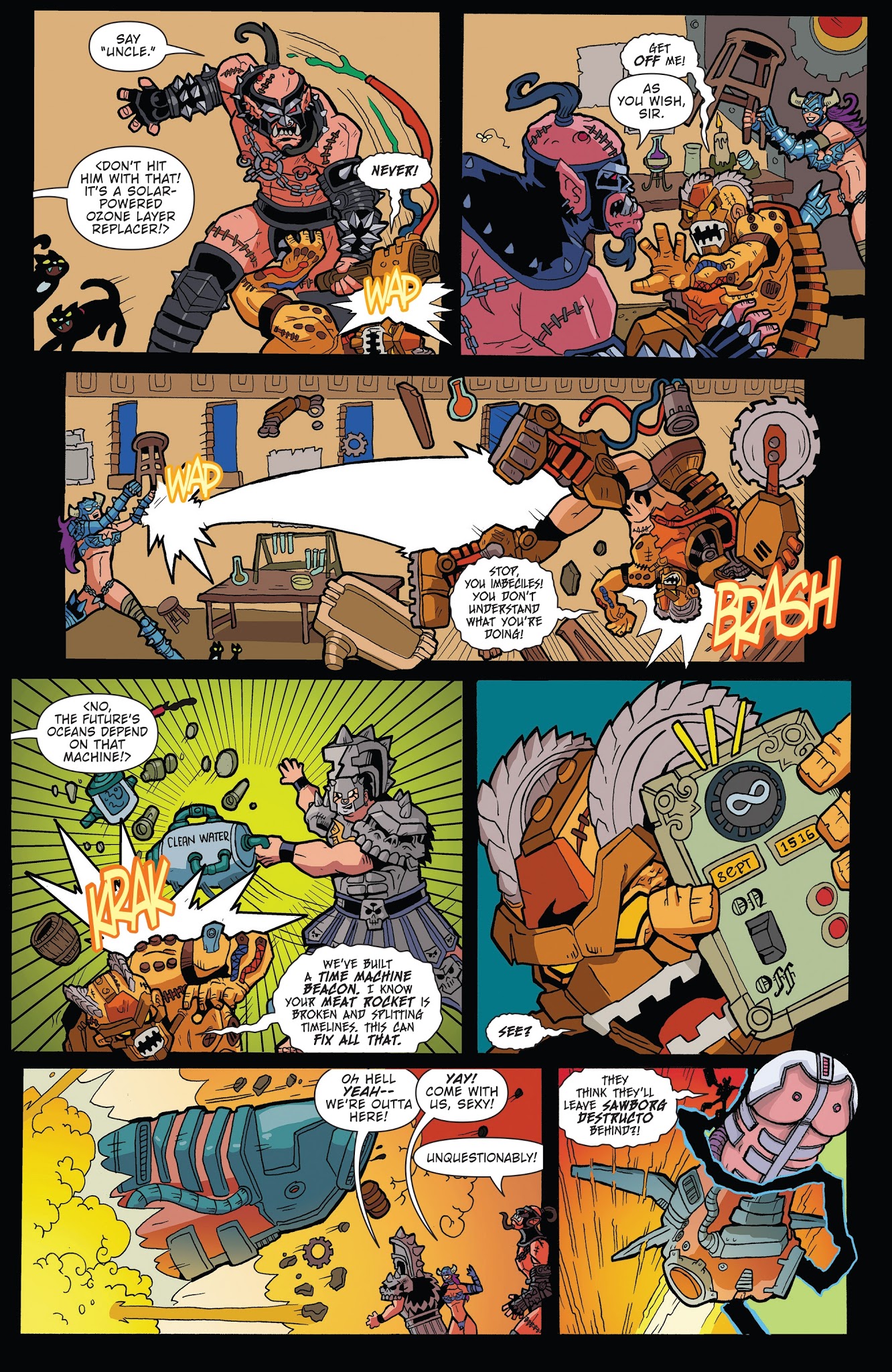 Read online Gwar: Orgasmageddon comic -  Issue #3 - 14