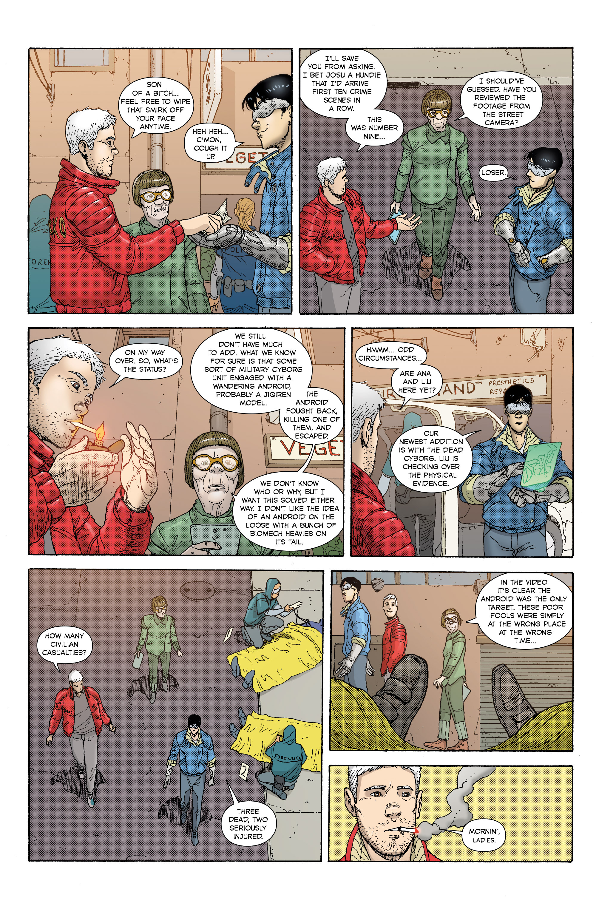 Read online Man Plus comic -  Issue #1 - 14