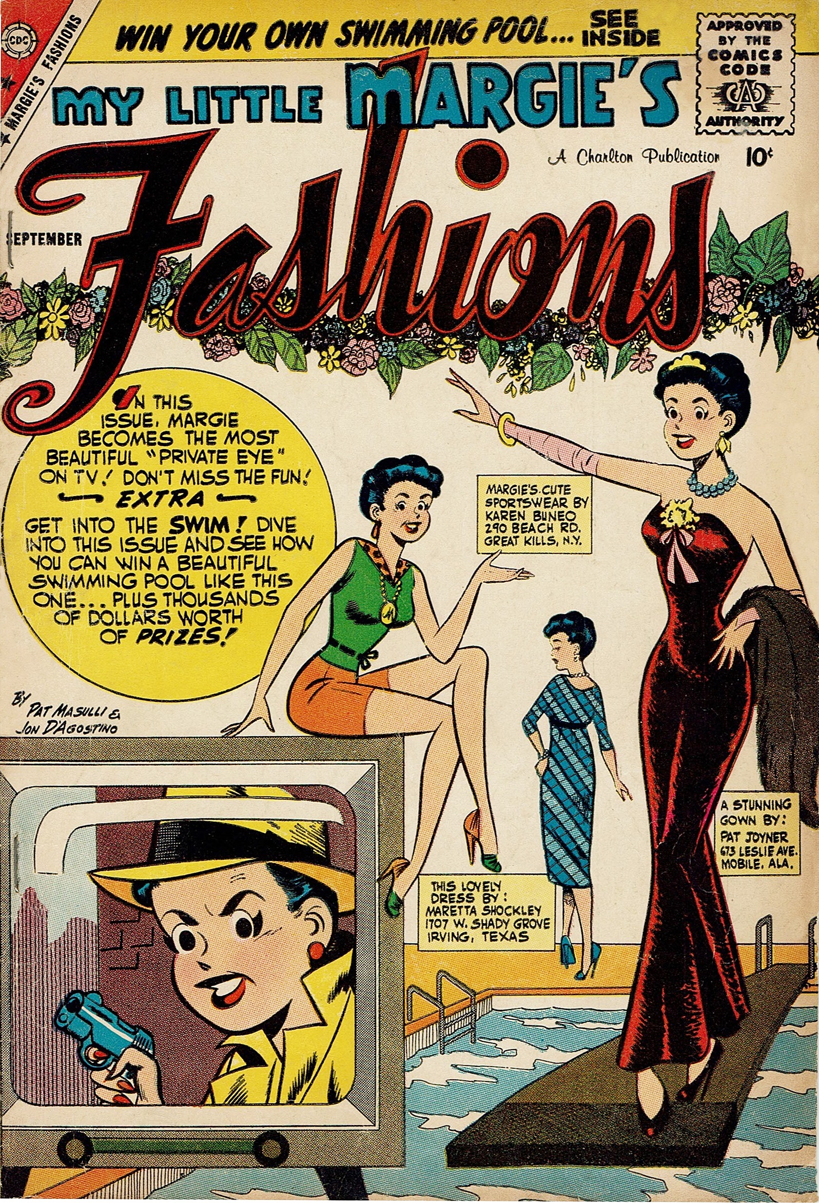 Read online My Little Margie's Fashions comic -  Issue #4 - 1