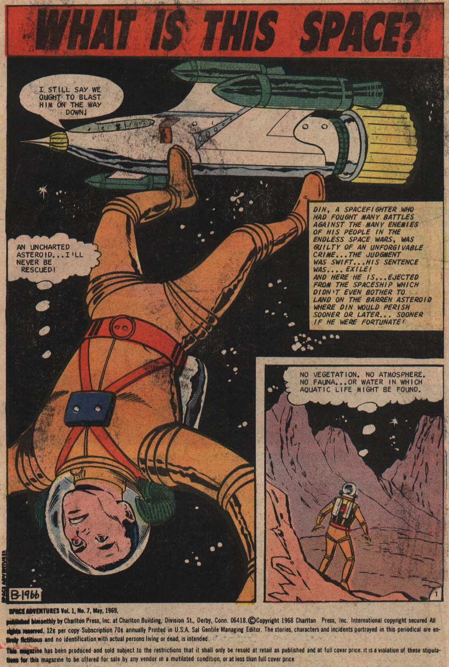 Read online Space Adventures (1968) comic -  Issue #7 - 2
