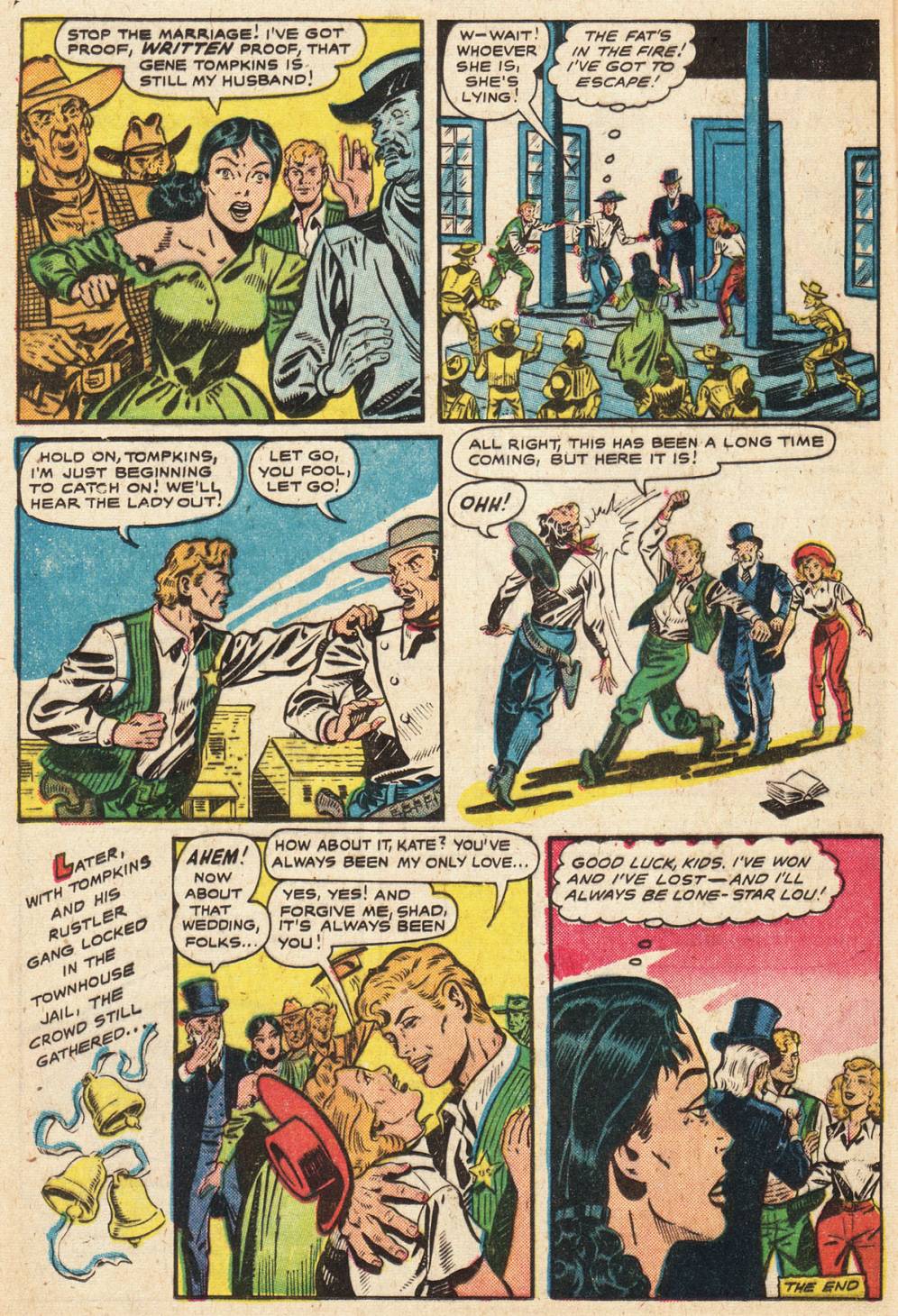 Read online Cowgirl Romances (1950) comic -  Issue #5 - 12