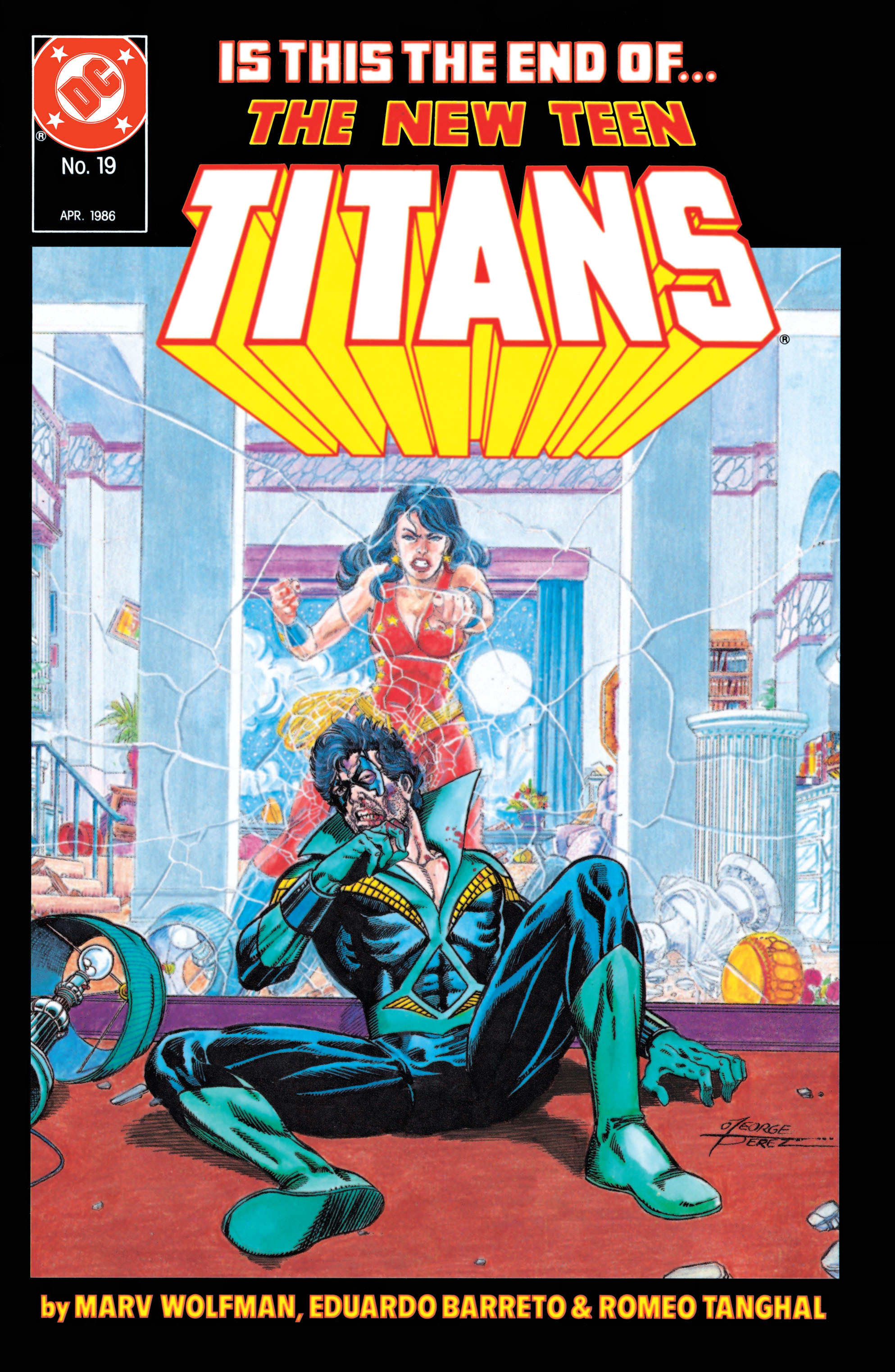 Read online The New Teen Titans (1984) comic -  Issue #19 - 1