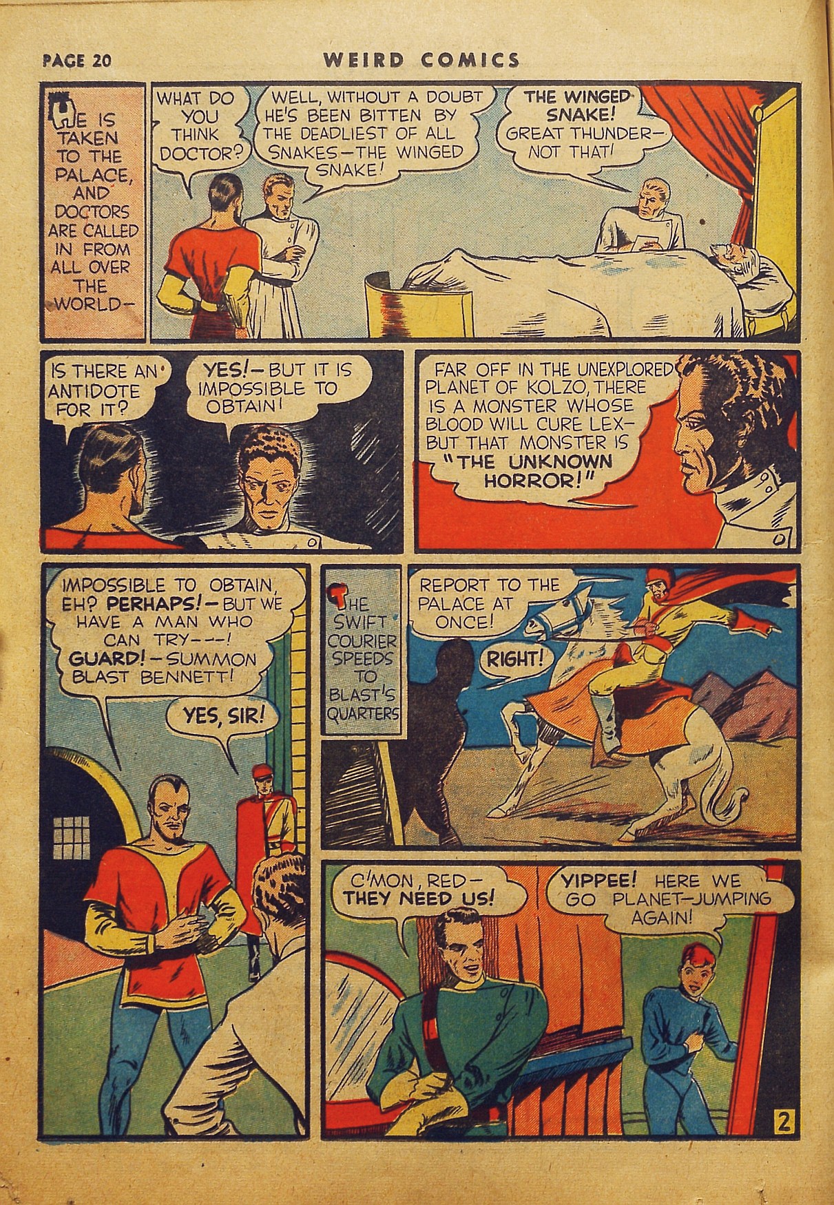 Read online Weird Comics comic -  Issue #6 - 21