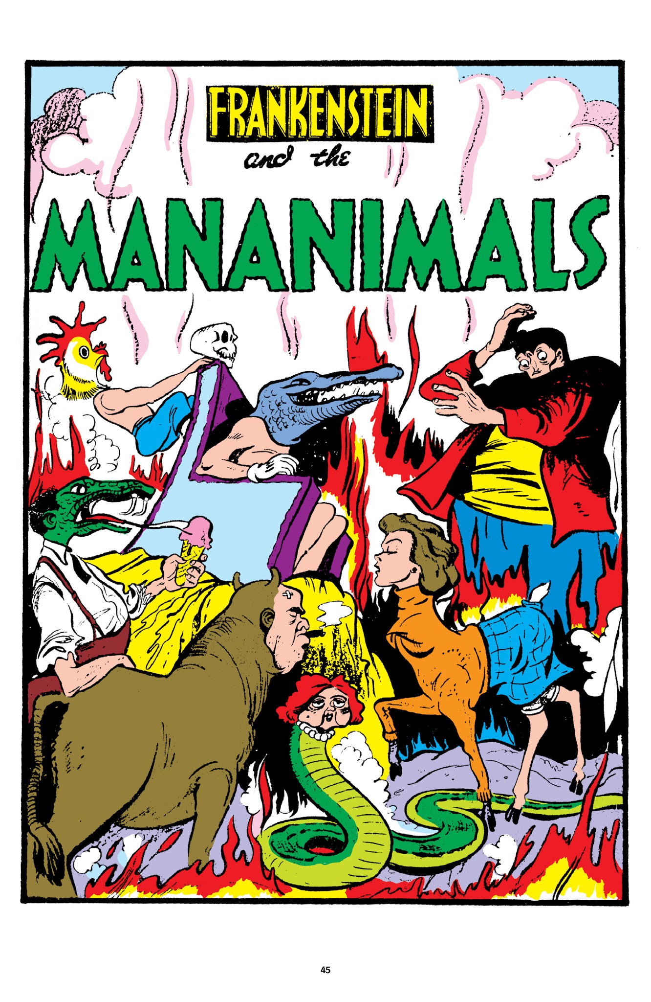 Read online Frankenstein: The Mad Science of Dick Briefer comic -  Issue # TPB - 46