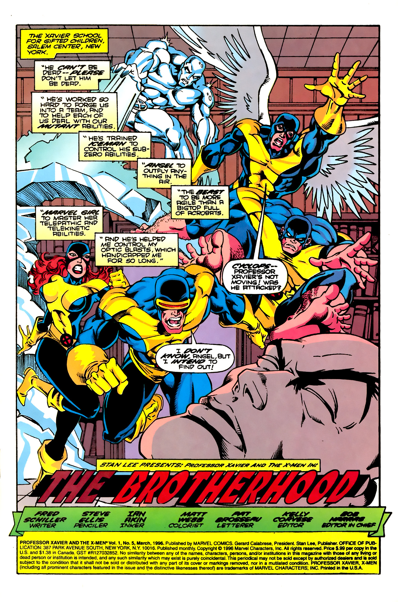 Read online Professor Xavier and the X-Men comic -  Issue #5 - 2