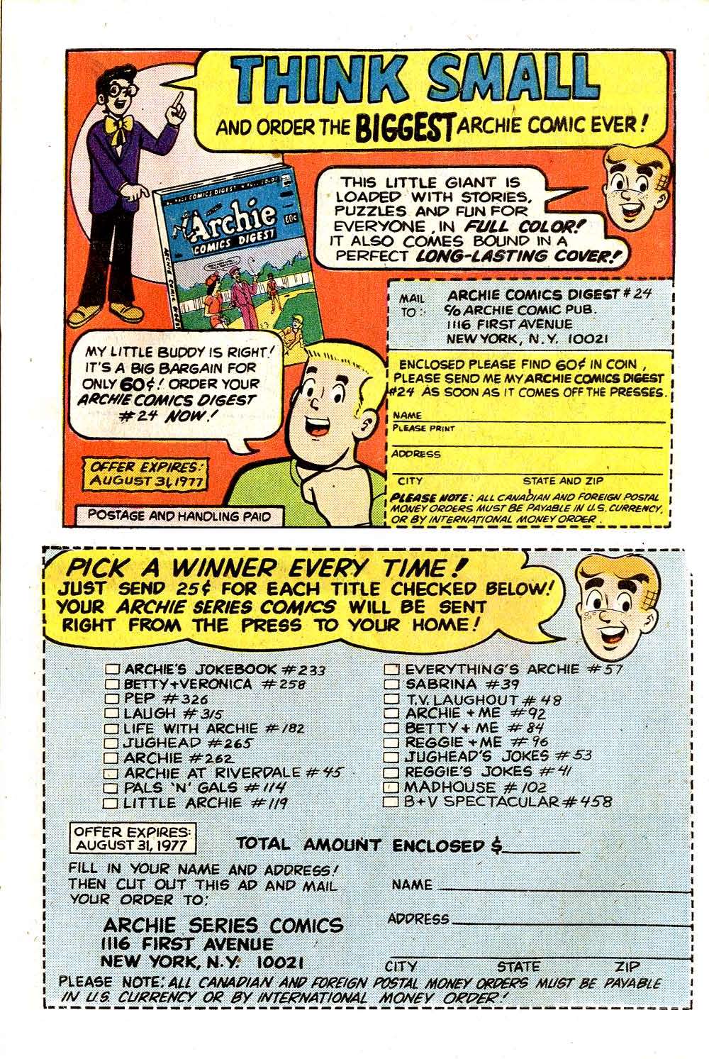 Read online Archie (1960) comic -  Issue #262 - 27