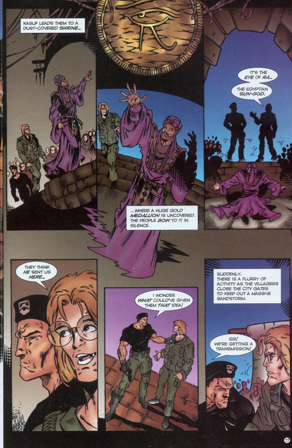 Read online Stargate comic -  Issue #1 - 19