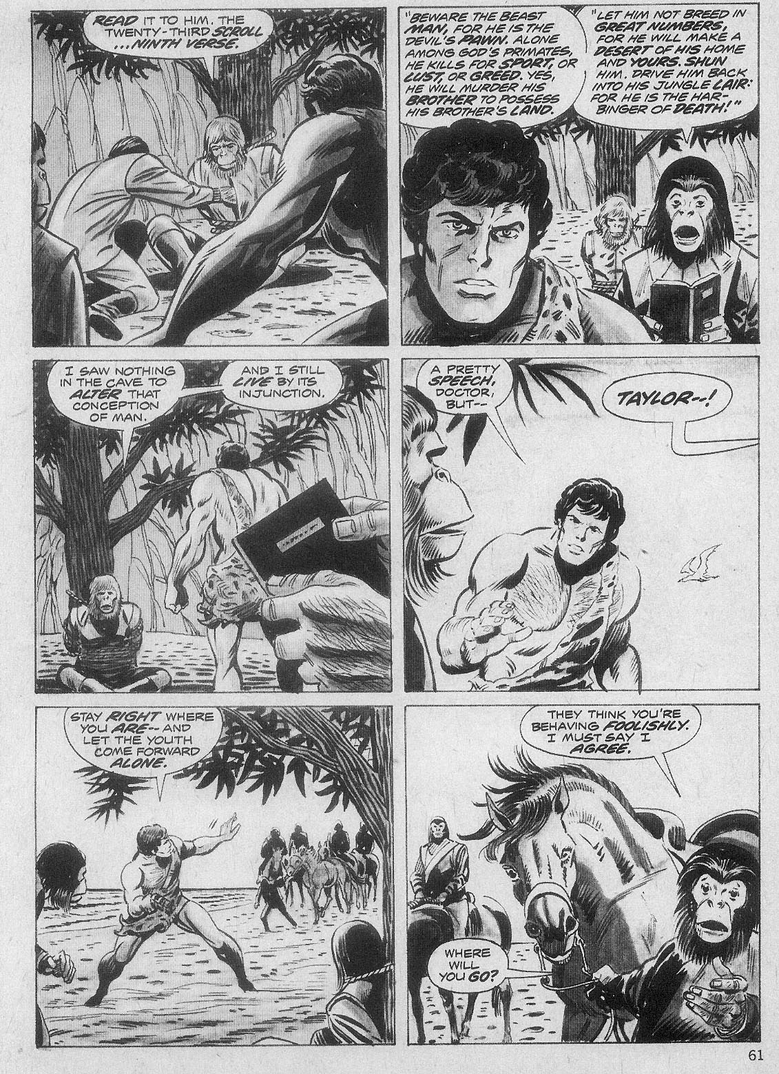 Read online Planet of the Apes comic -  Issue #6 - 56
