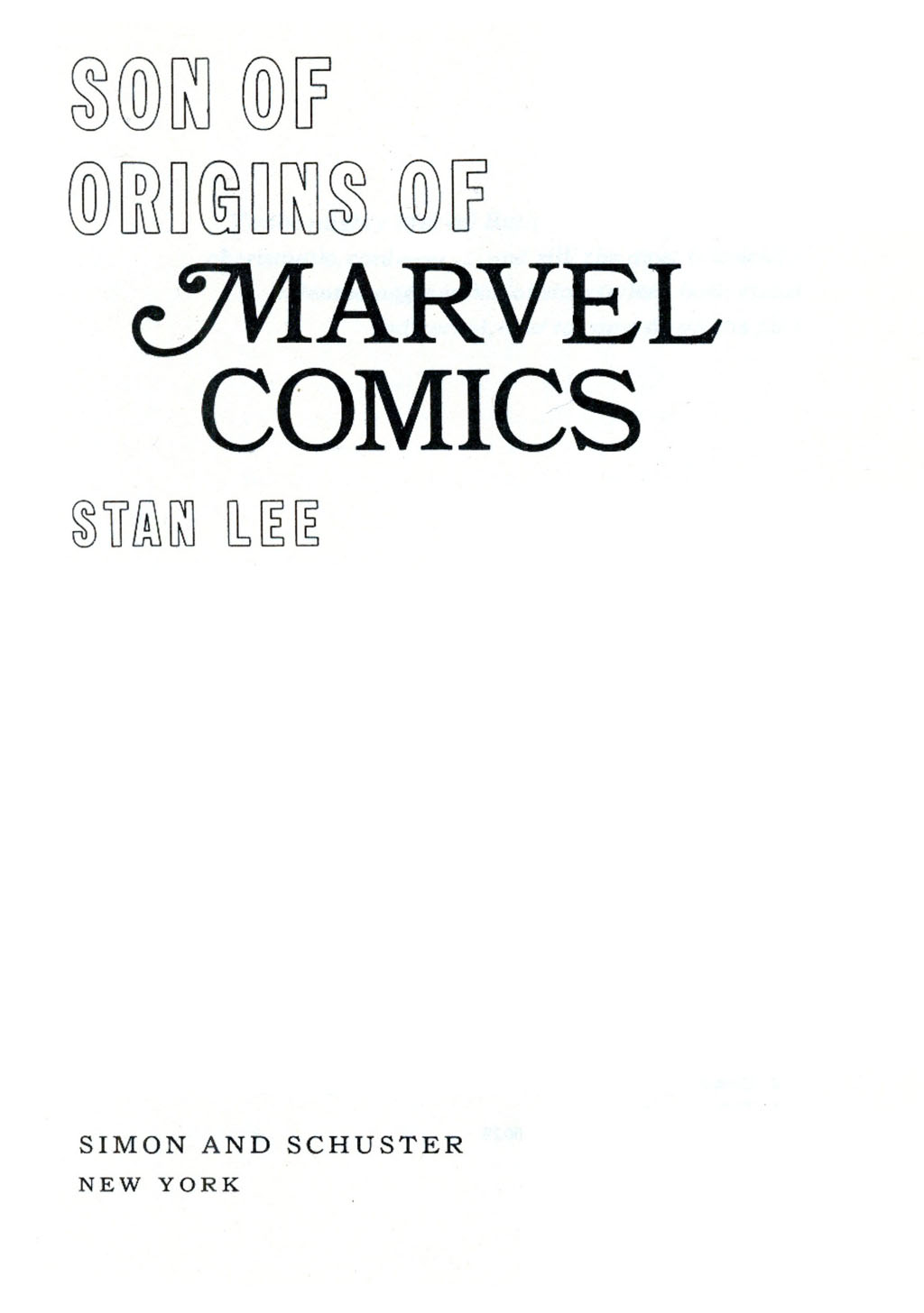 Read online Son of Origins of Marvel Comics comic -  Issue # TPB - 2