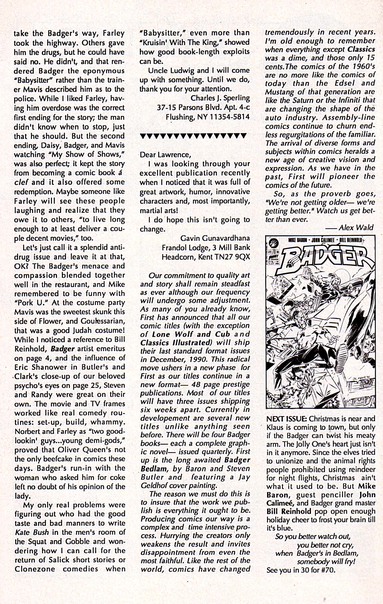 Read online The Badger comic -  Issue #69 - 30