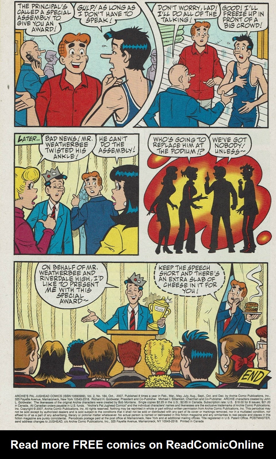 Archie's Pal Jughead Comics issue 184 - Page 33