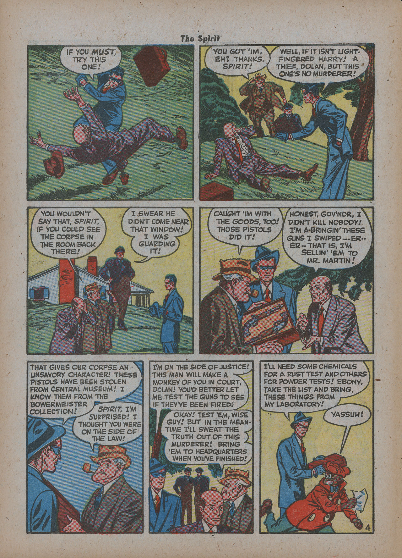 Read online The Spirit (1944) comic -  Issue #13 - 6