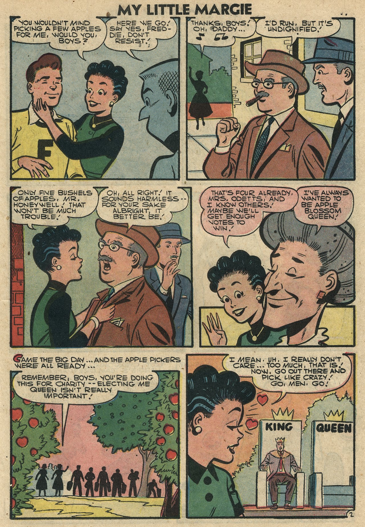Read online My Little Margie (1954) comic -  Issue #17 - 19