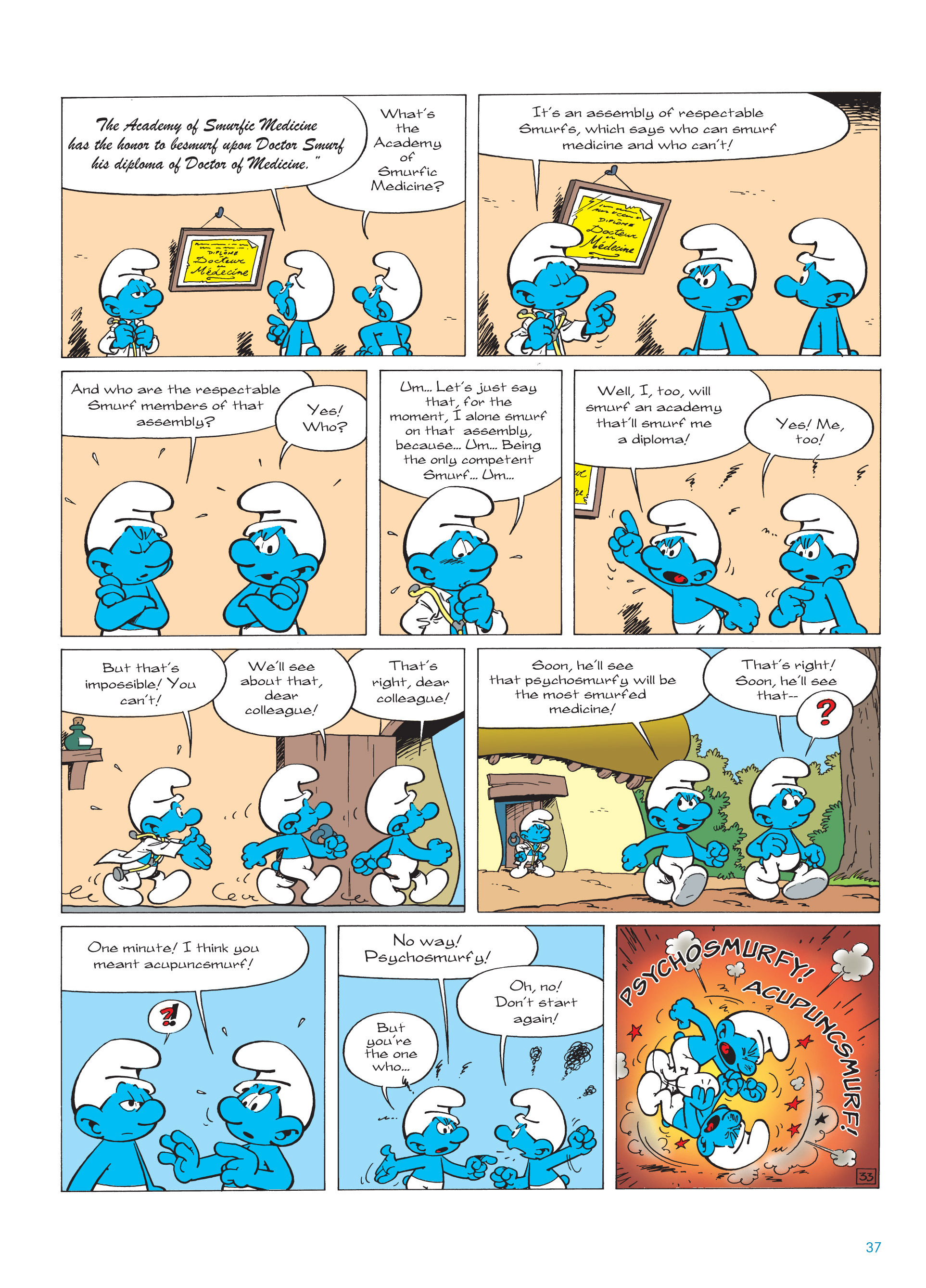 Read online The Smurfs comic -  Issue #20 - 37