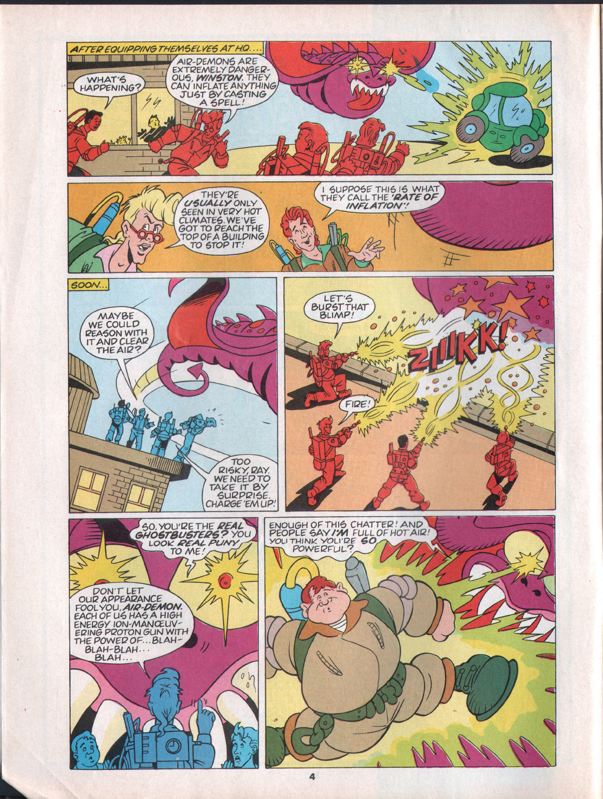 Read online The Real Ghostbusters comic -  Issue #93 - 4