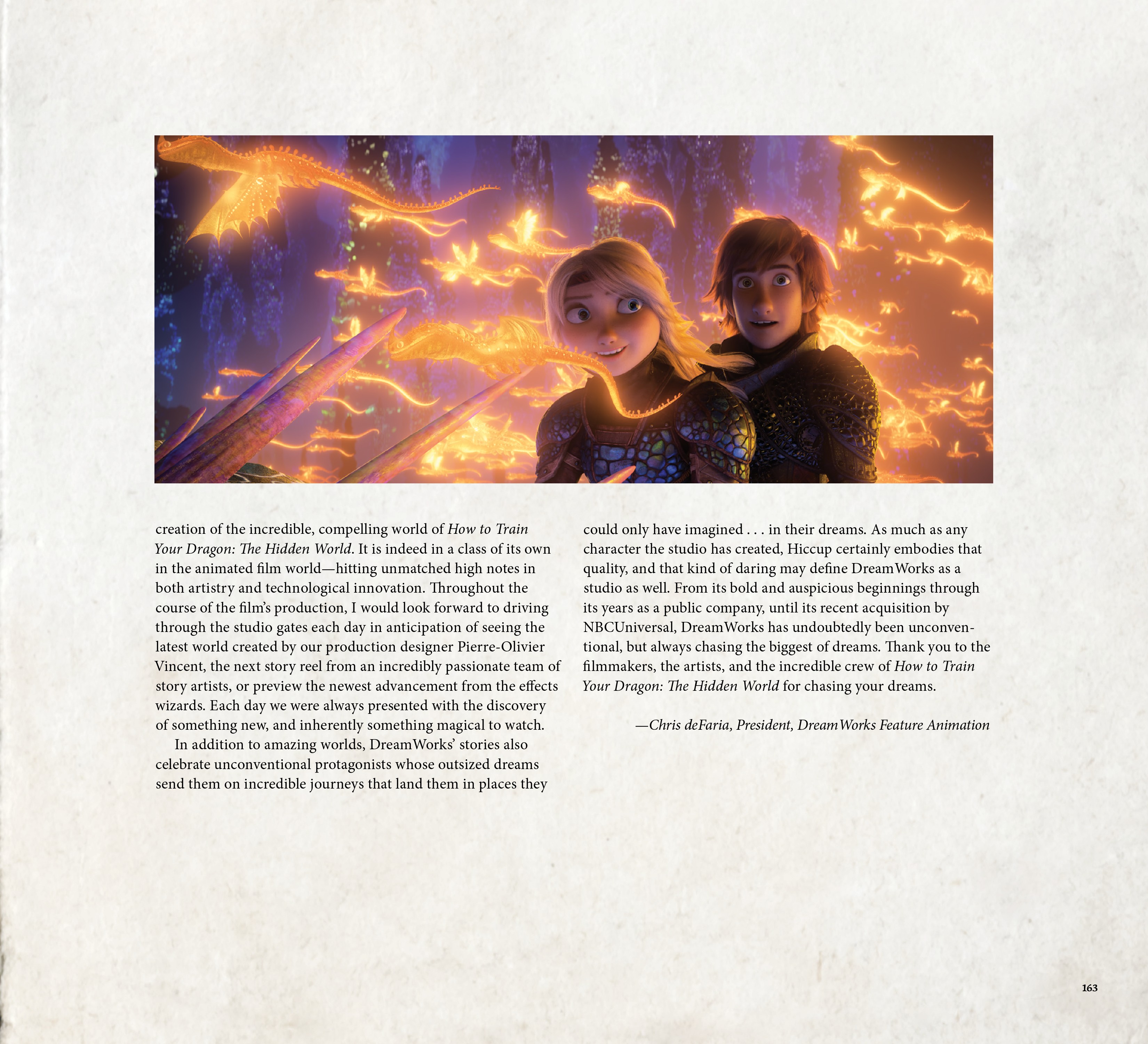 Read online The Art of How to Train Your Dragon: The Hidden World comic -  Issue # TPB - 135