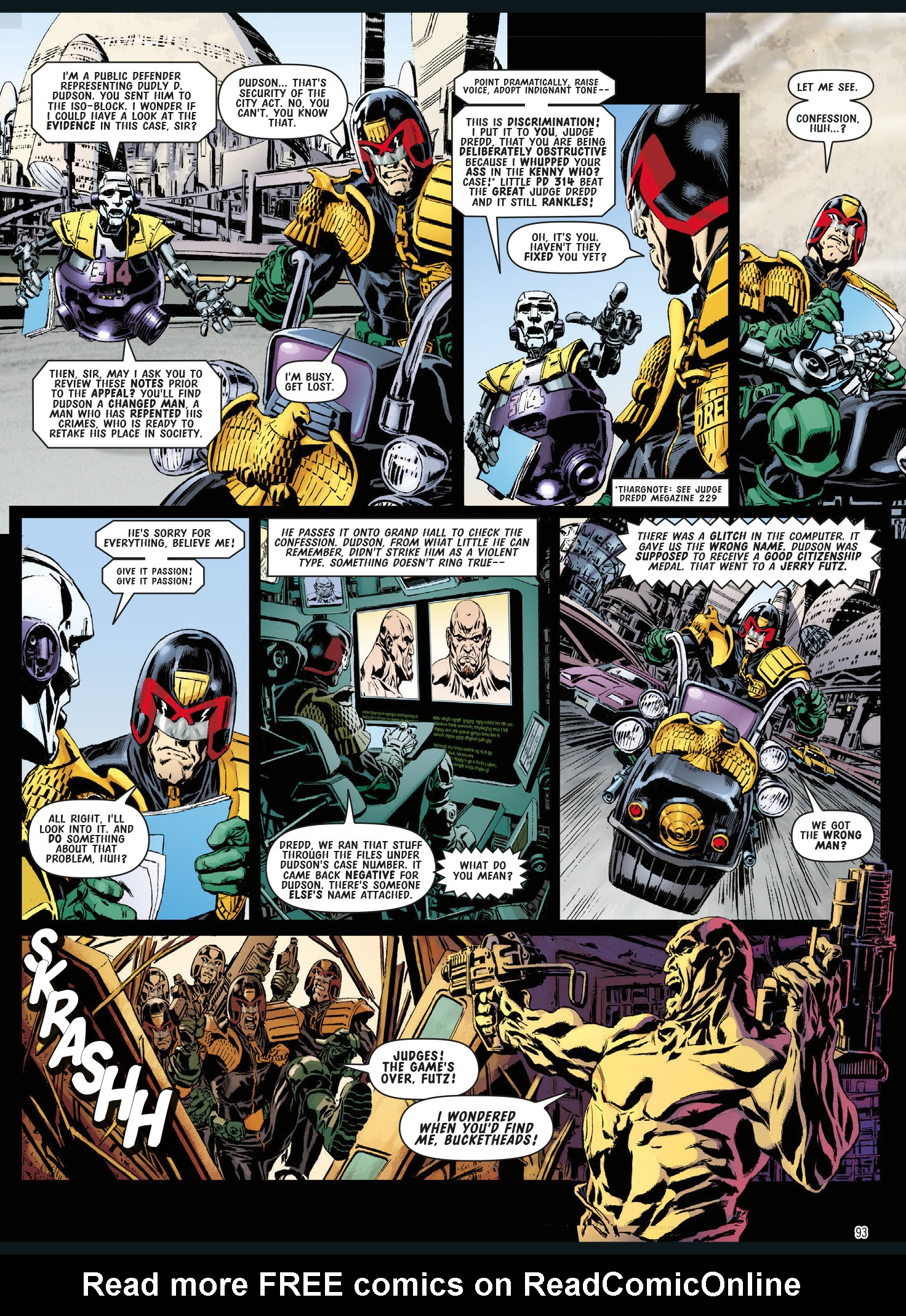 Read online Judge Dredd: The Complete Case Files comic -  Issue # TPB 41 (Part 1) - 95