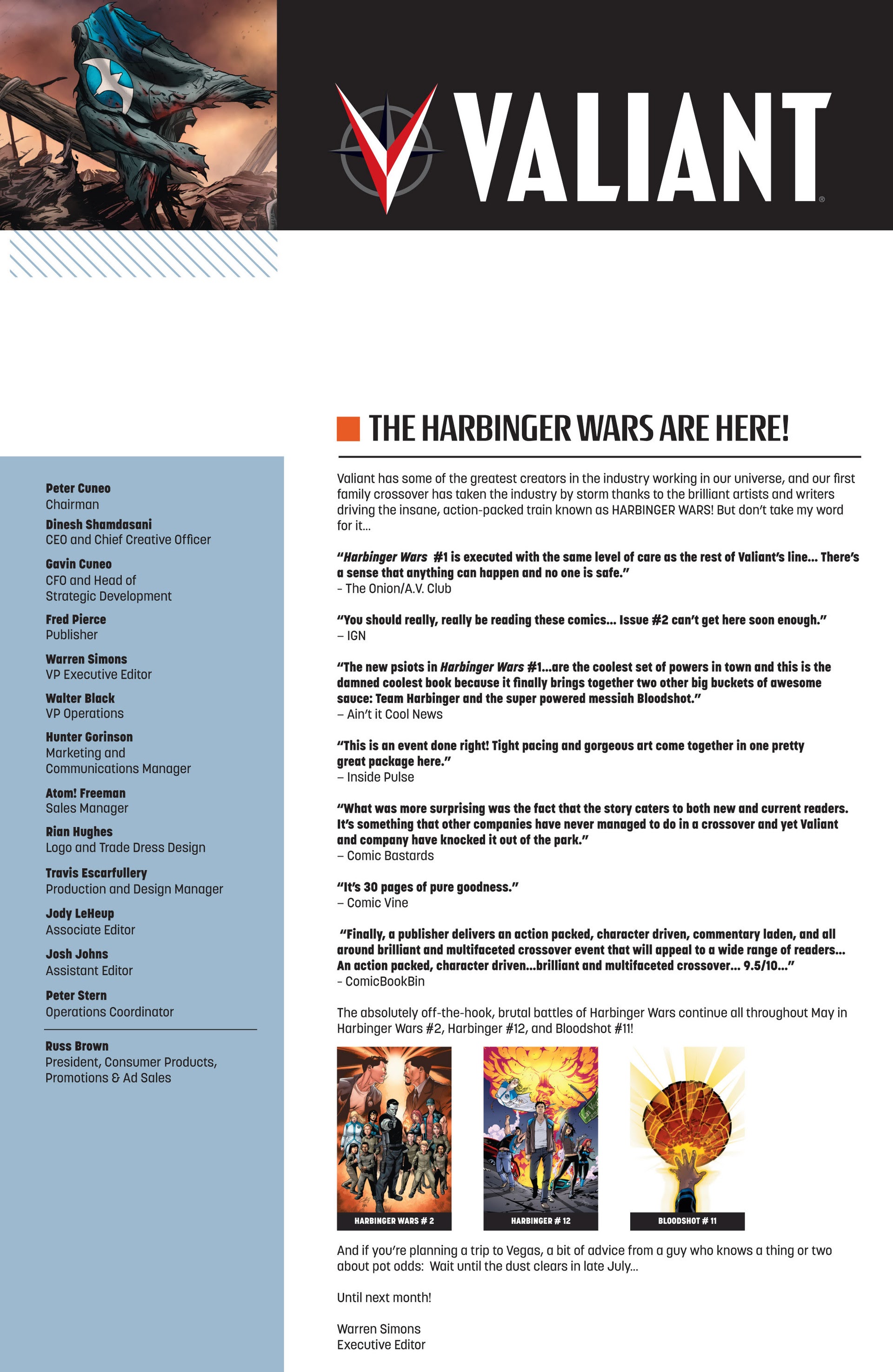 Read online Harbinger Wars comic -  Issue #2 - 30