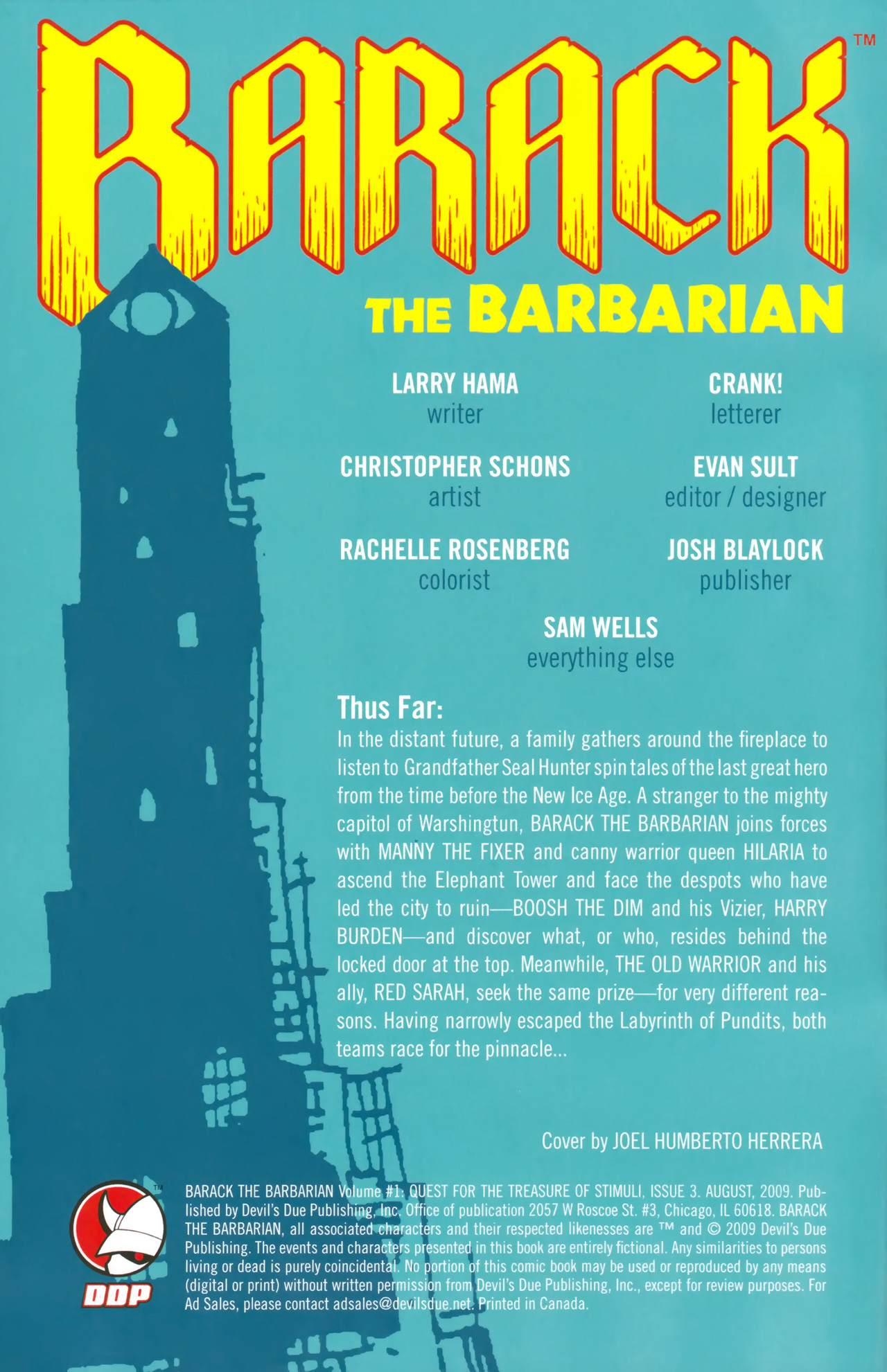 Read online Barack the Barbarian comic -  Issue #3 - 2