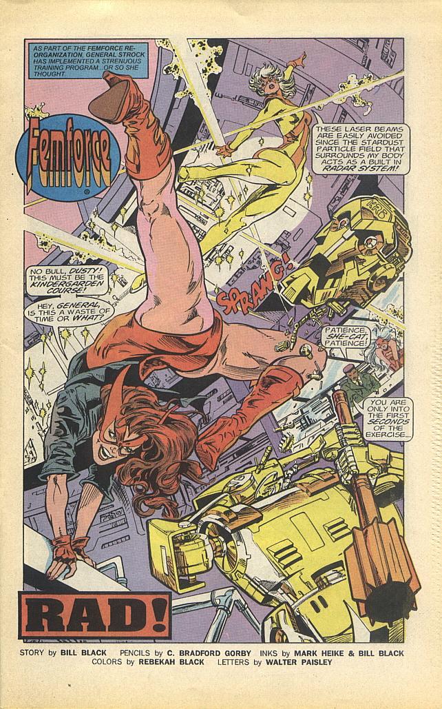 Read online Femforce comic -  Issue #75 - 3