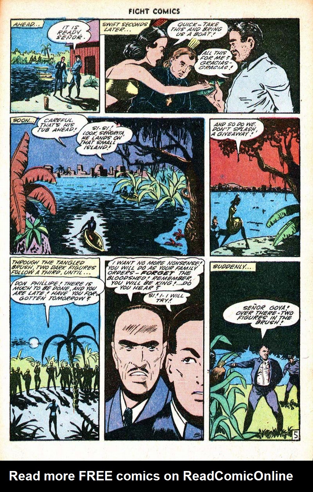 Read online Fight Comics comic -  Issue #36 - 45