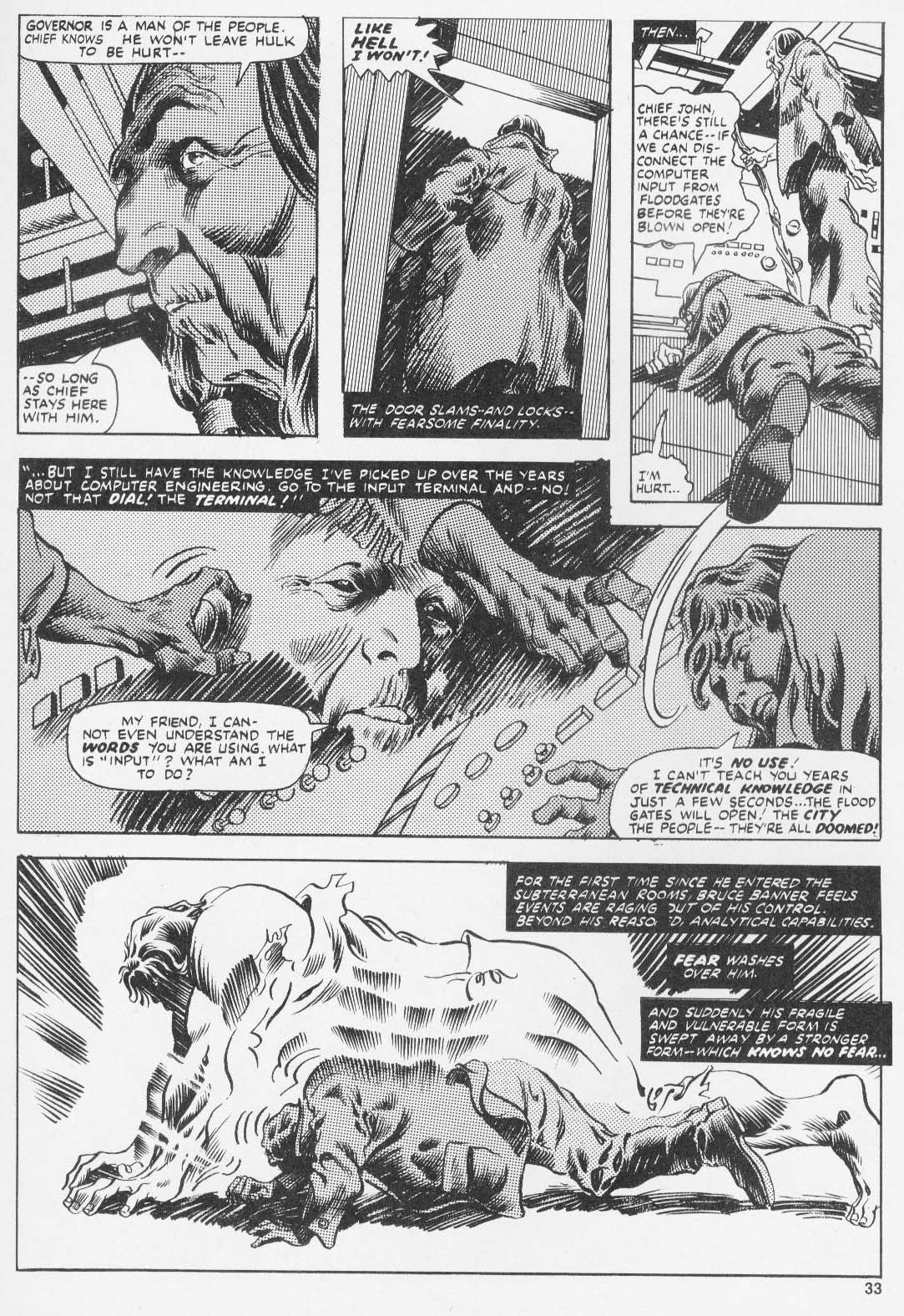 Read online Hulk (1978) comic -  Issue #24 - 33