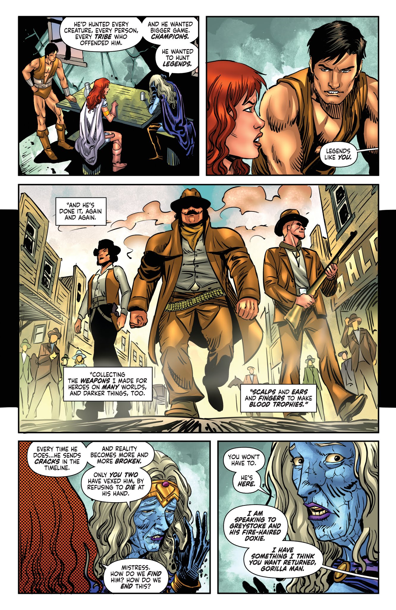 Read online Red Sonja/Tarzan comic -  Issue #4 - 19