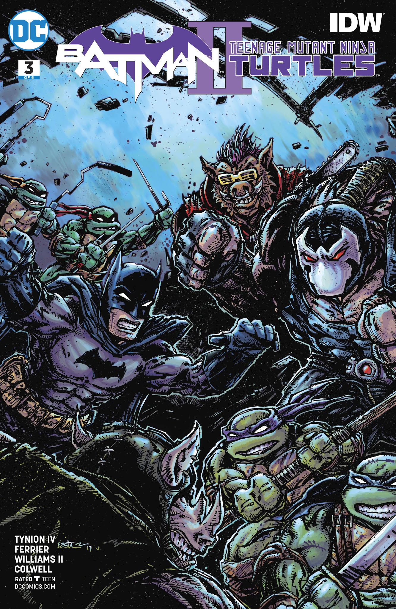 Read online Batman/Teenage Mutant Ninja Turtles II comic -  Issue #3 - 3