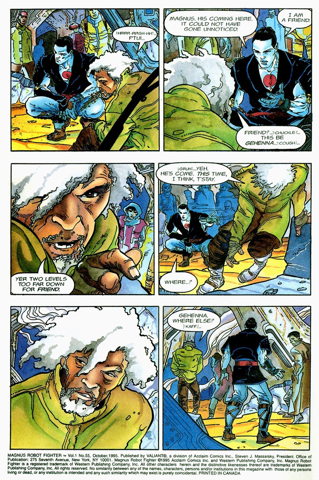 Read online Magnus Robot Fighter (1991) comic -  Issue #55 - 3